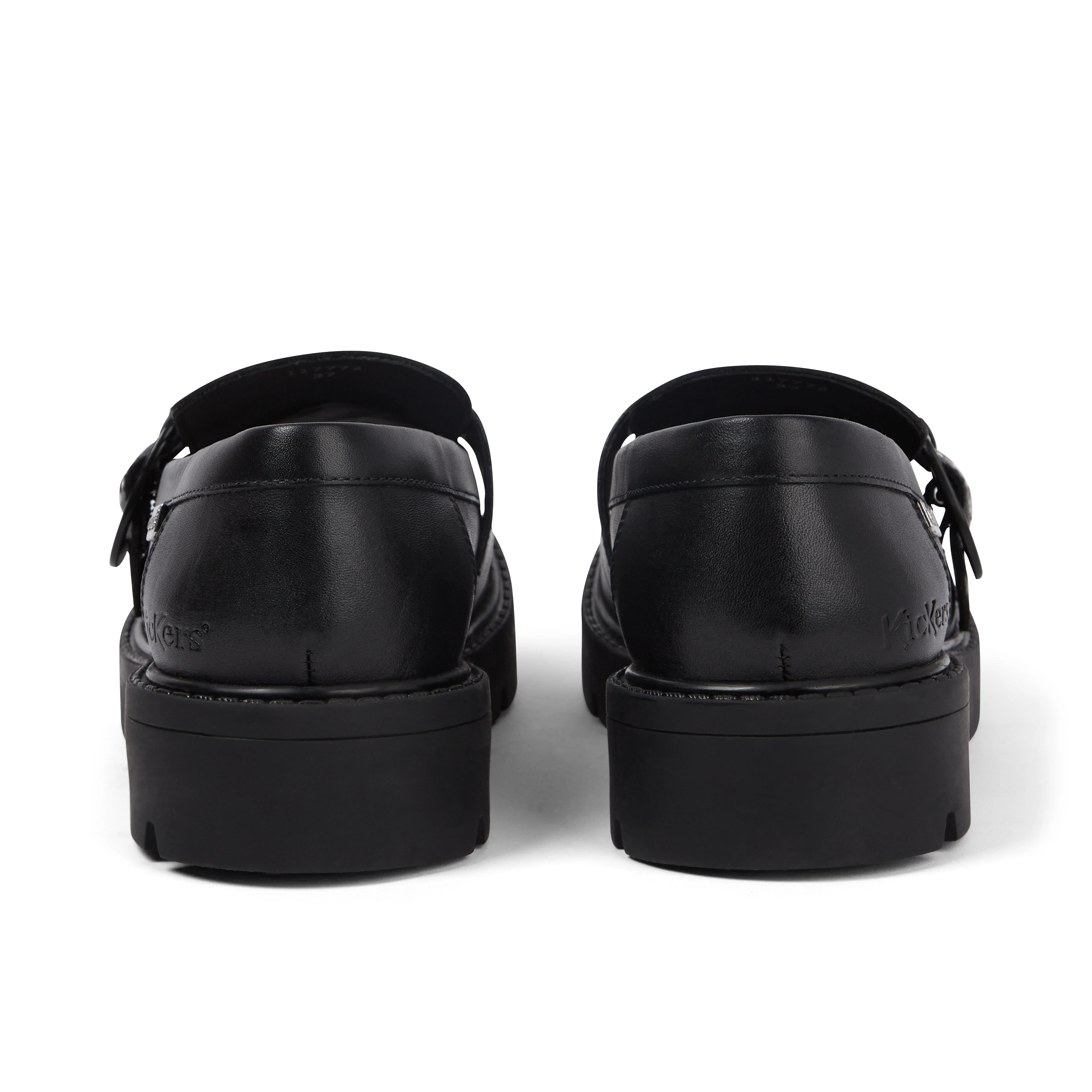 Adult Female Kori Monk Strap Leather Black - Image 5