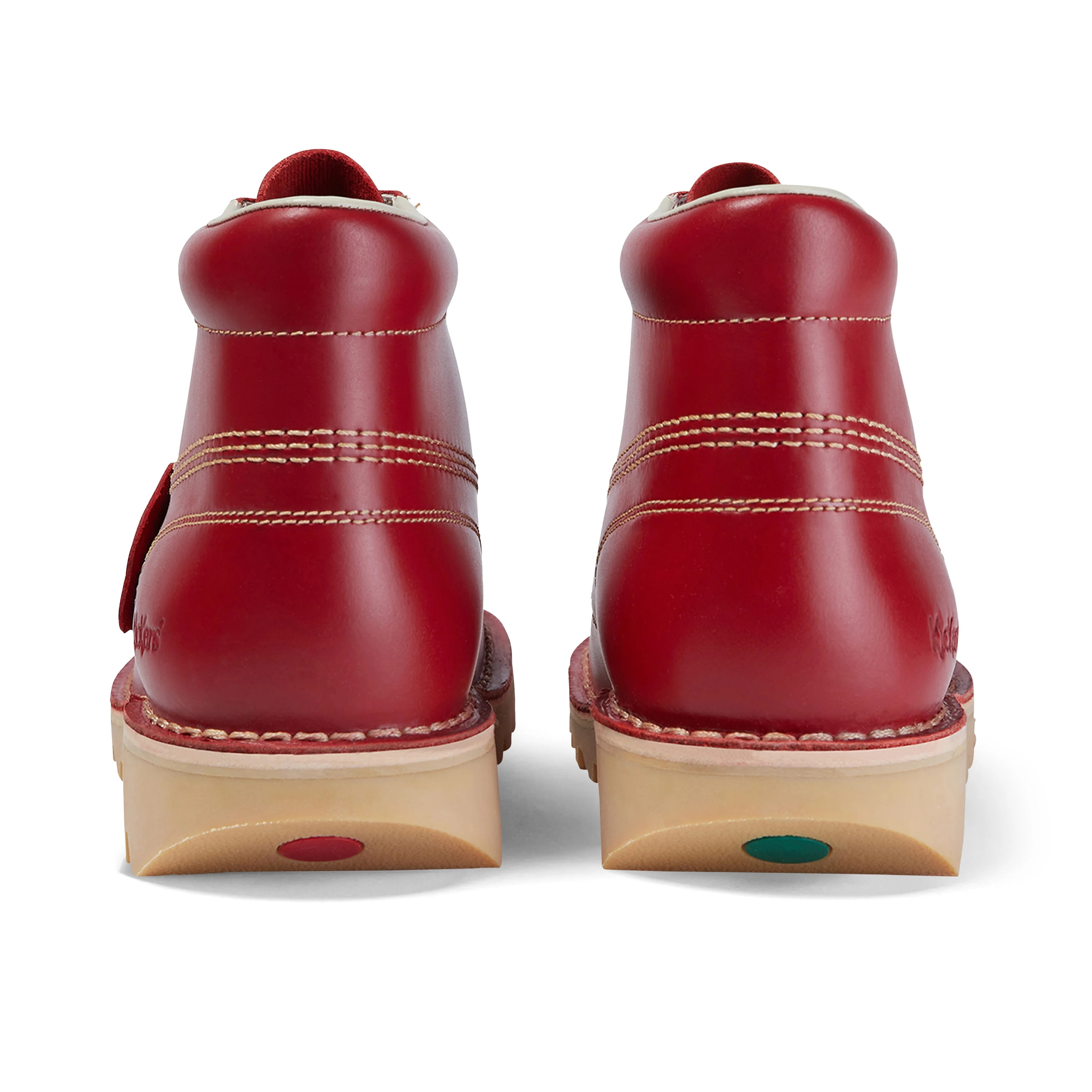 Adult Mens Kick Hi Leather Red - Image 5