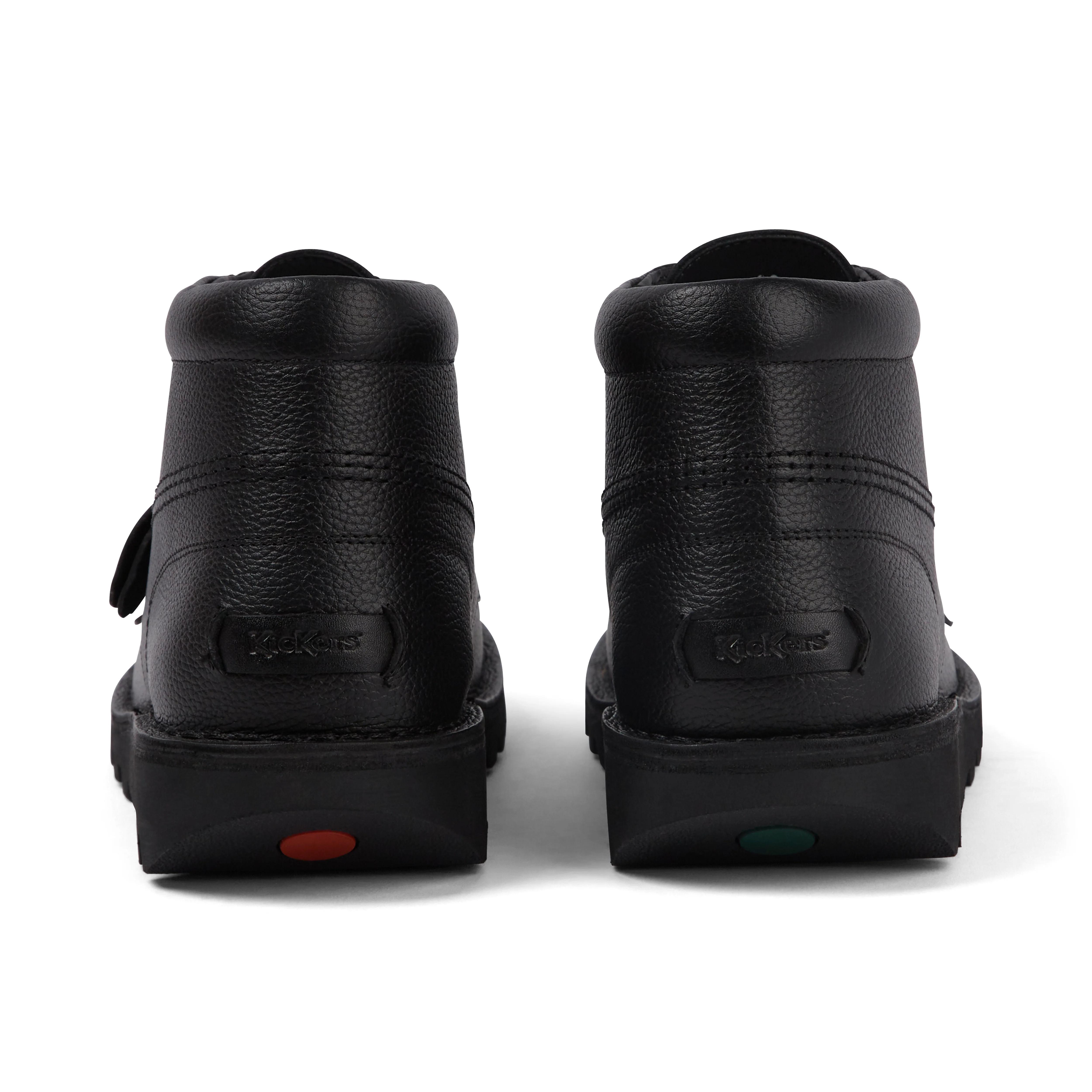 Adult Mens Kick Hi Tab Leather Boots Black - Image 5