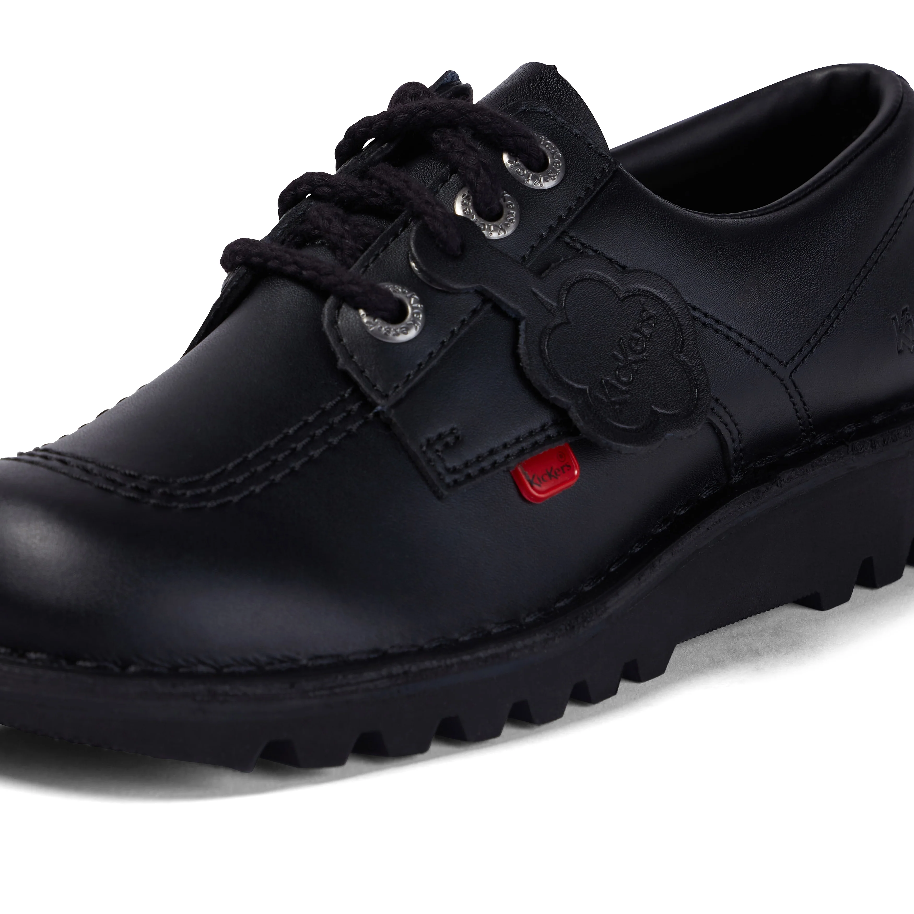 Adult Mens Kick Lo Leather Black - Image 6