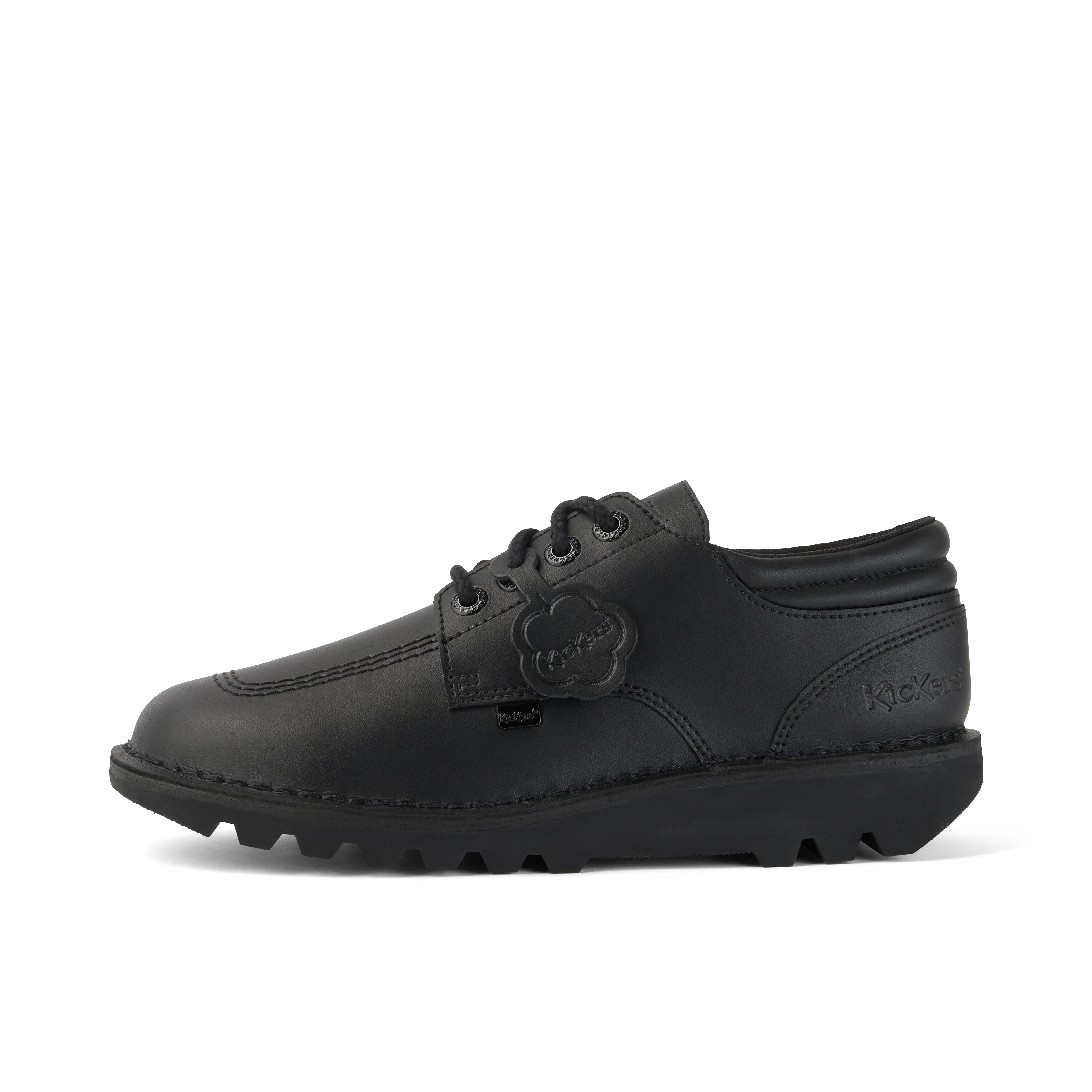 Adult Mens Kick Lo Padded Leather Black