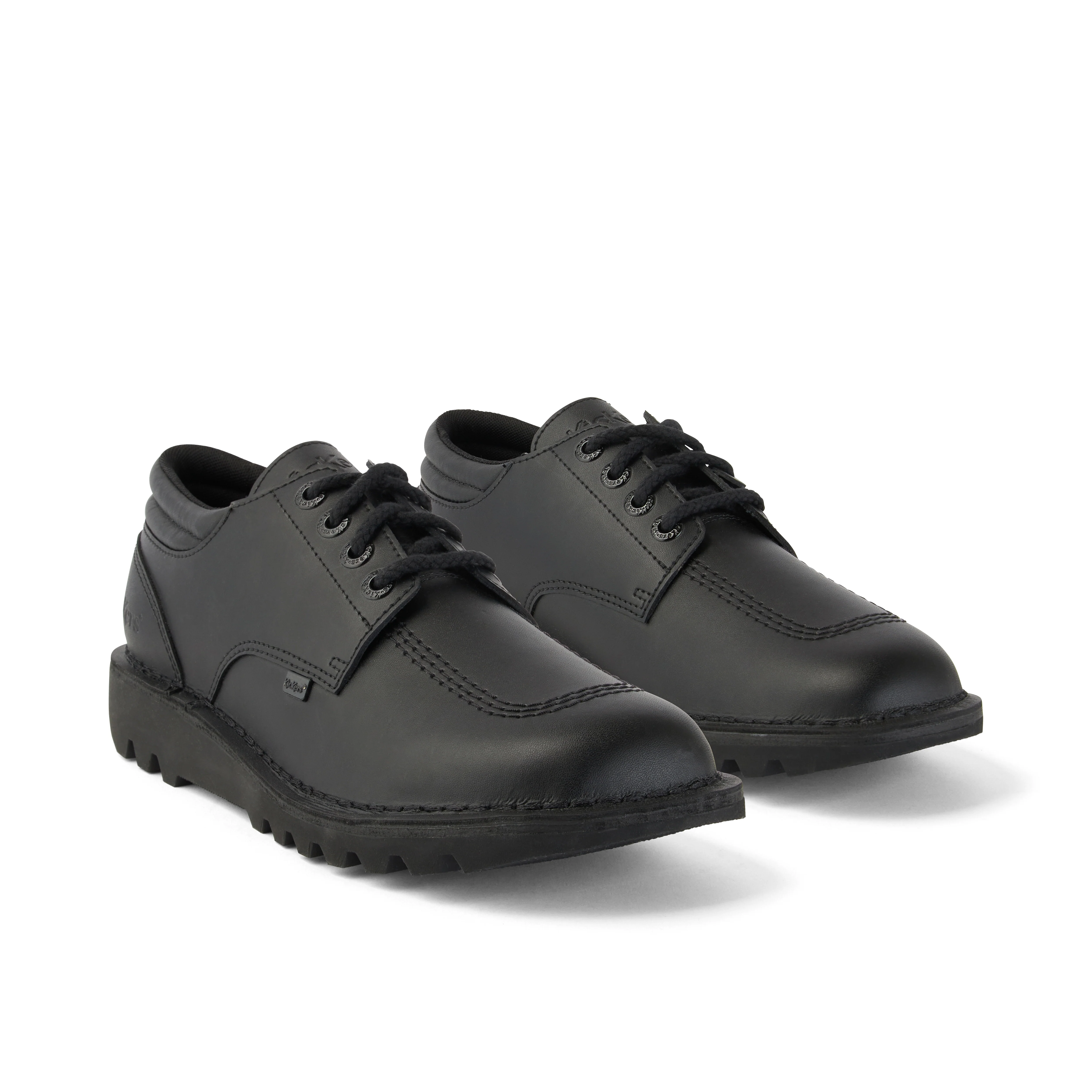 Adult Mens Kick Lo Padded Leather Black - Image 3