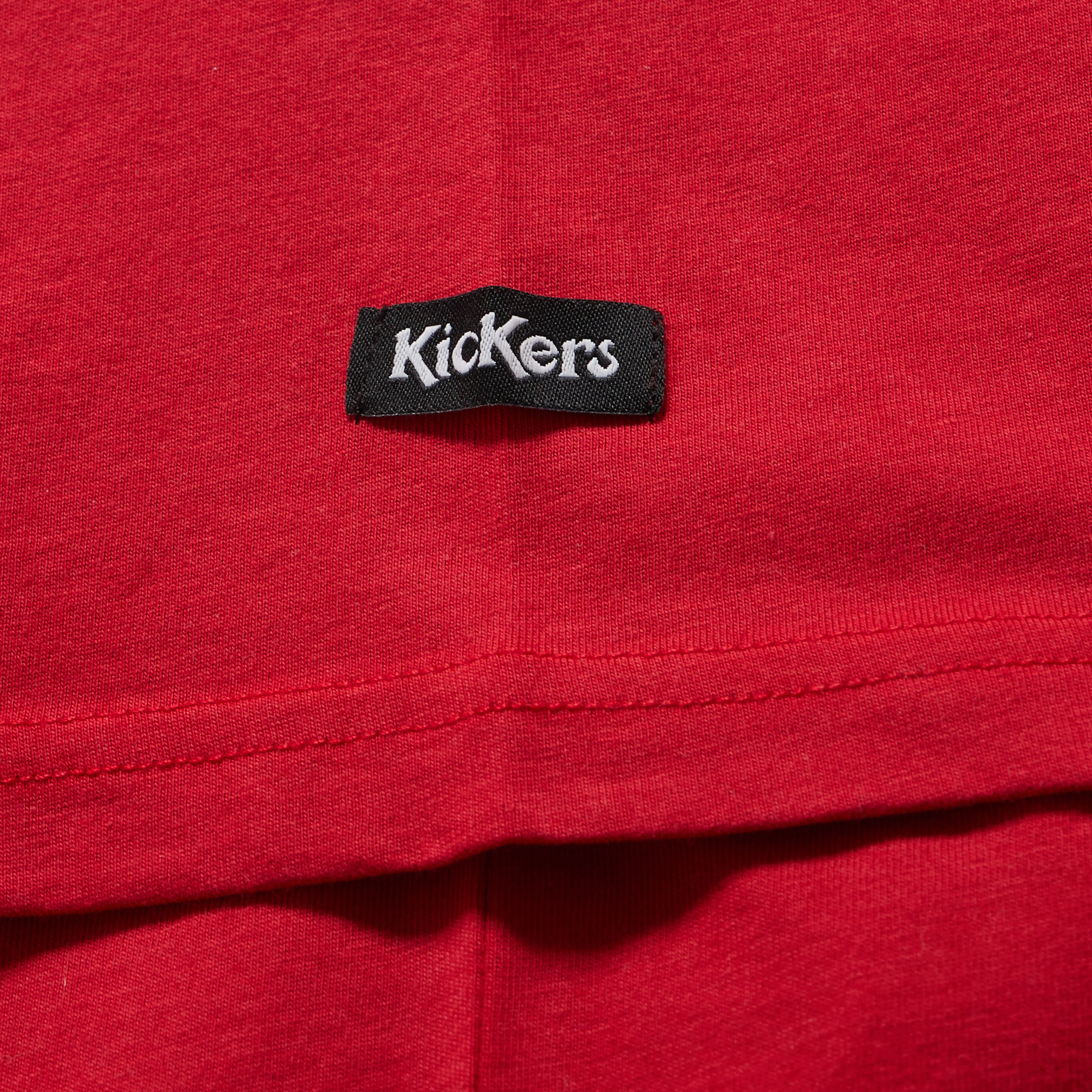 Adult Mens Kickers Classic Box Tee Red - Image 6
