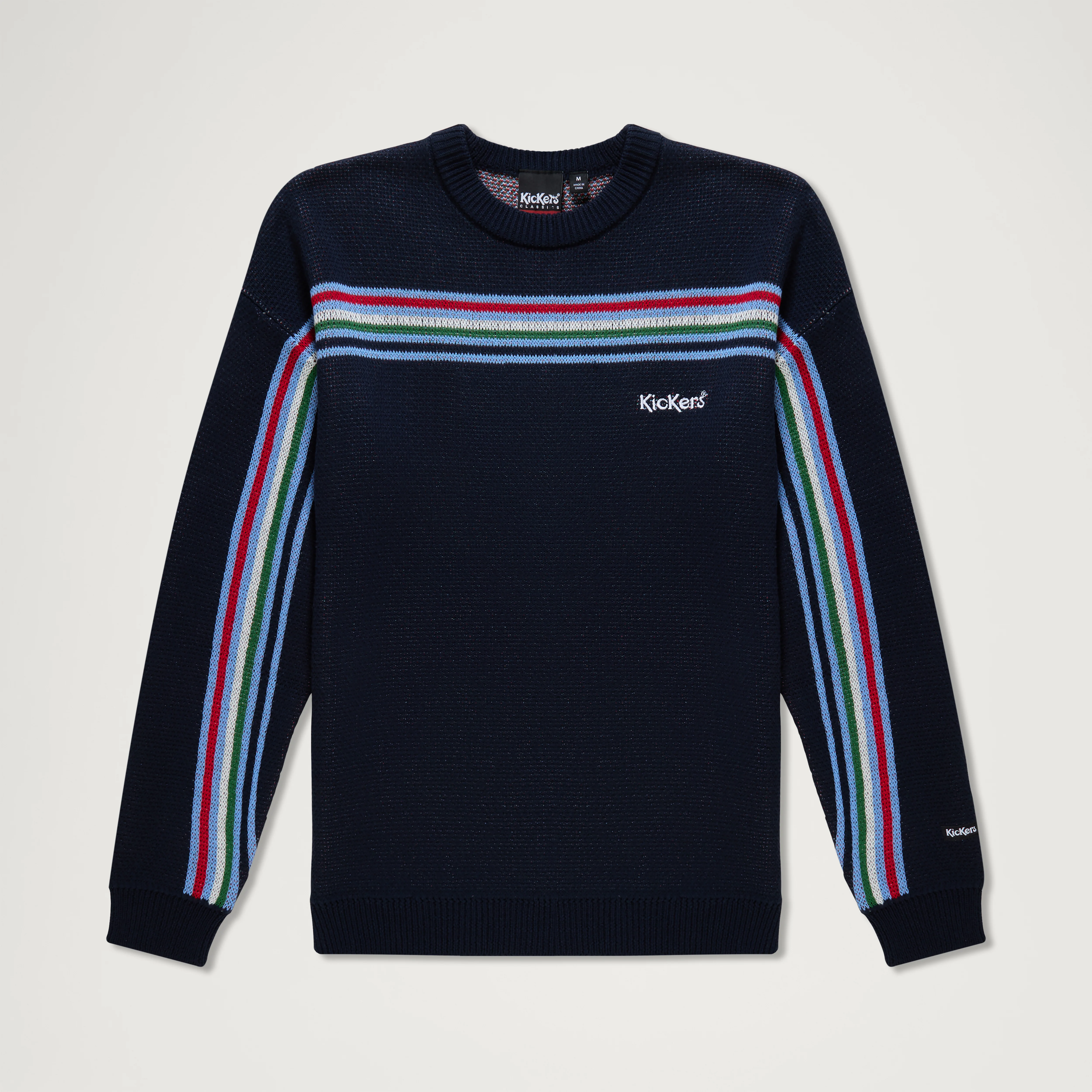 Adult Mens Kickers Crew Knit Navy - Image 3