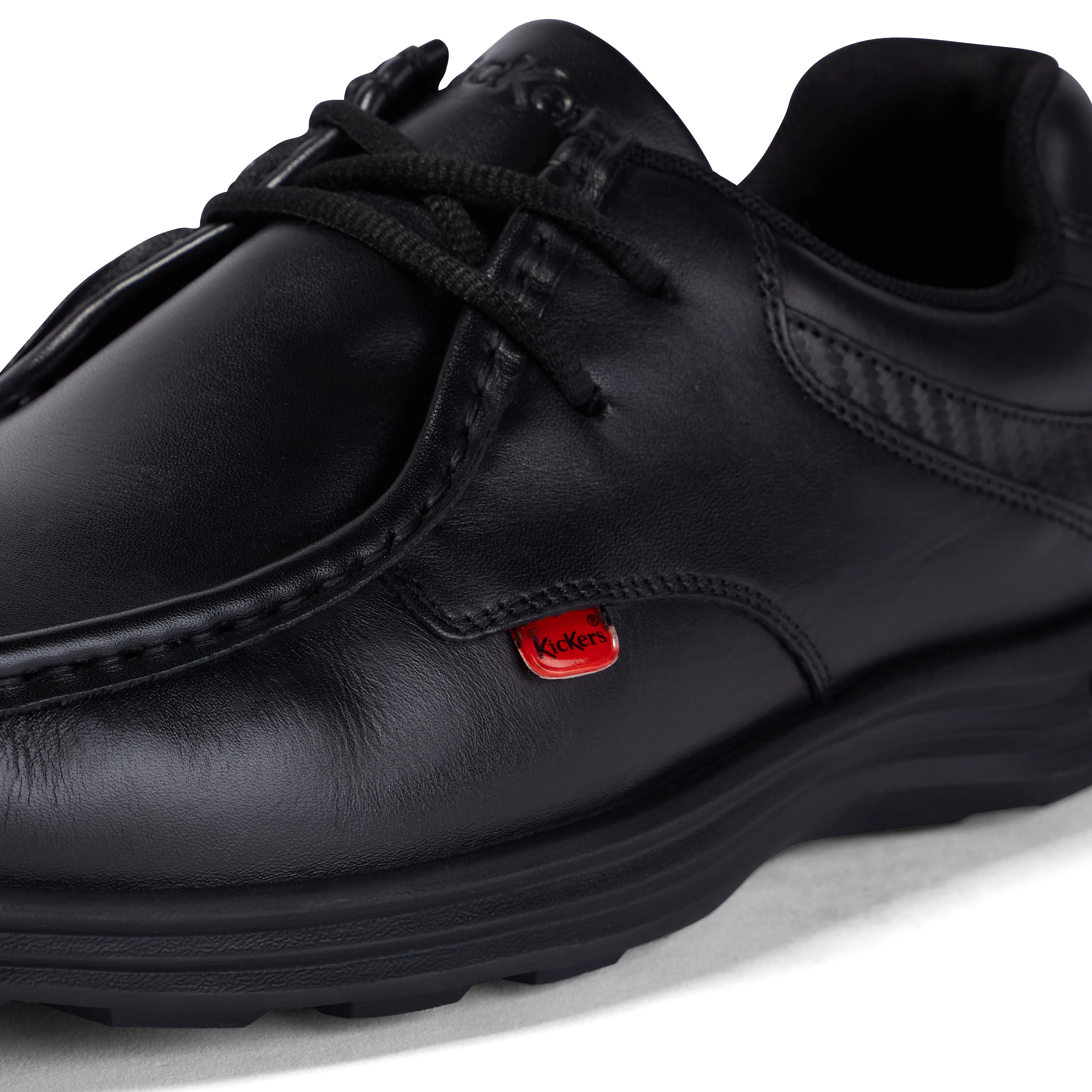 Adult Mens Reasan Lace Leather Black - Image 6