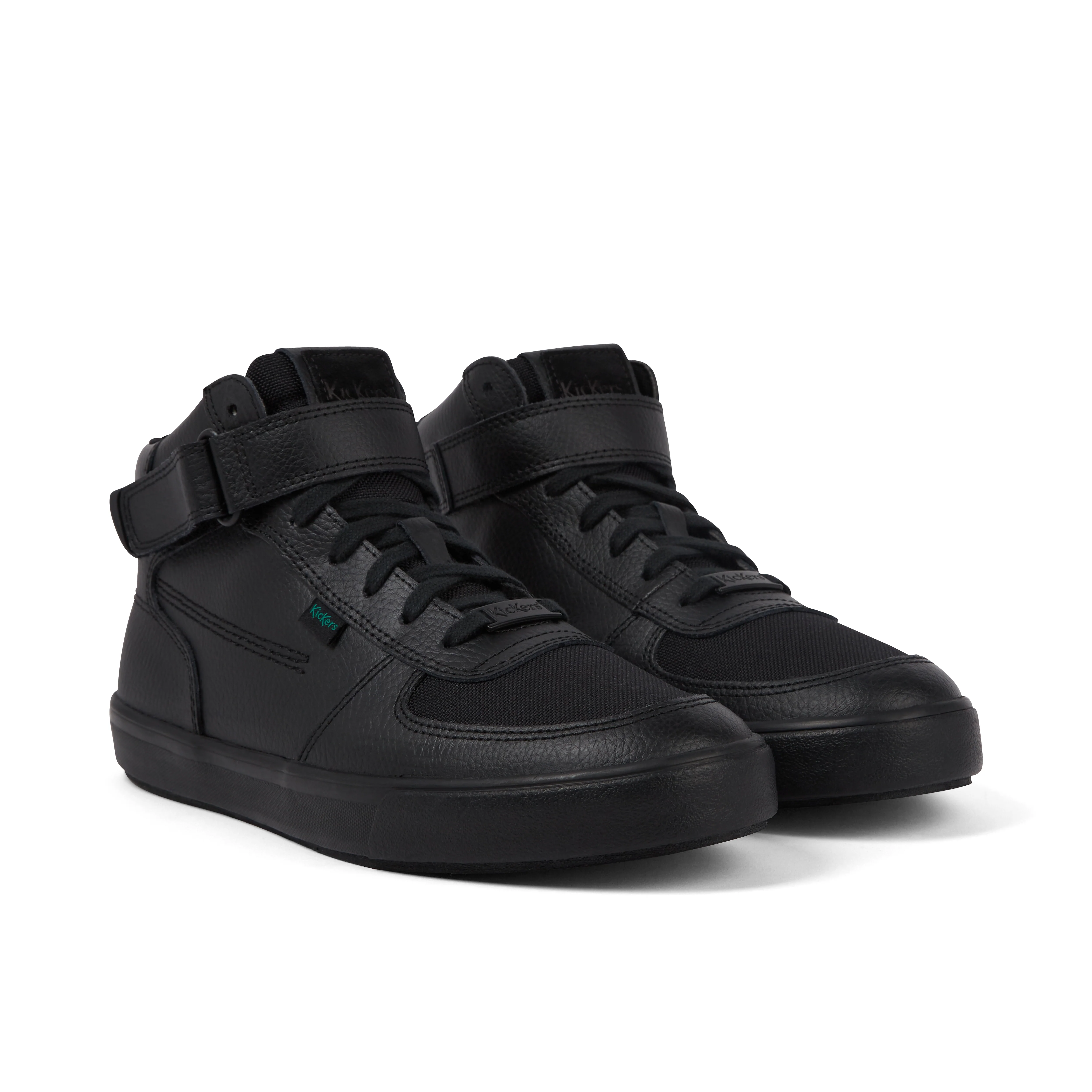 Adult Mens Tovni Hi Mix Mesh Text Boots Black - Image 3