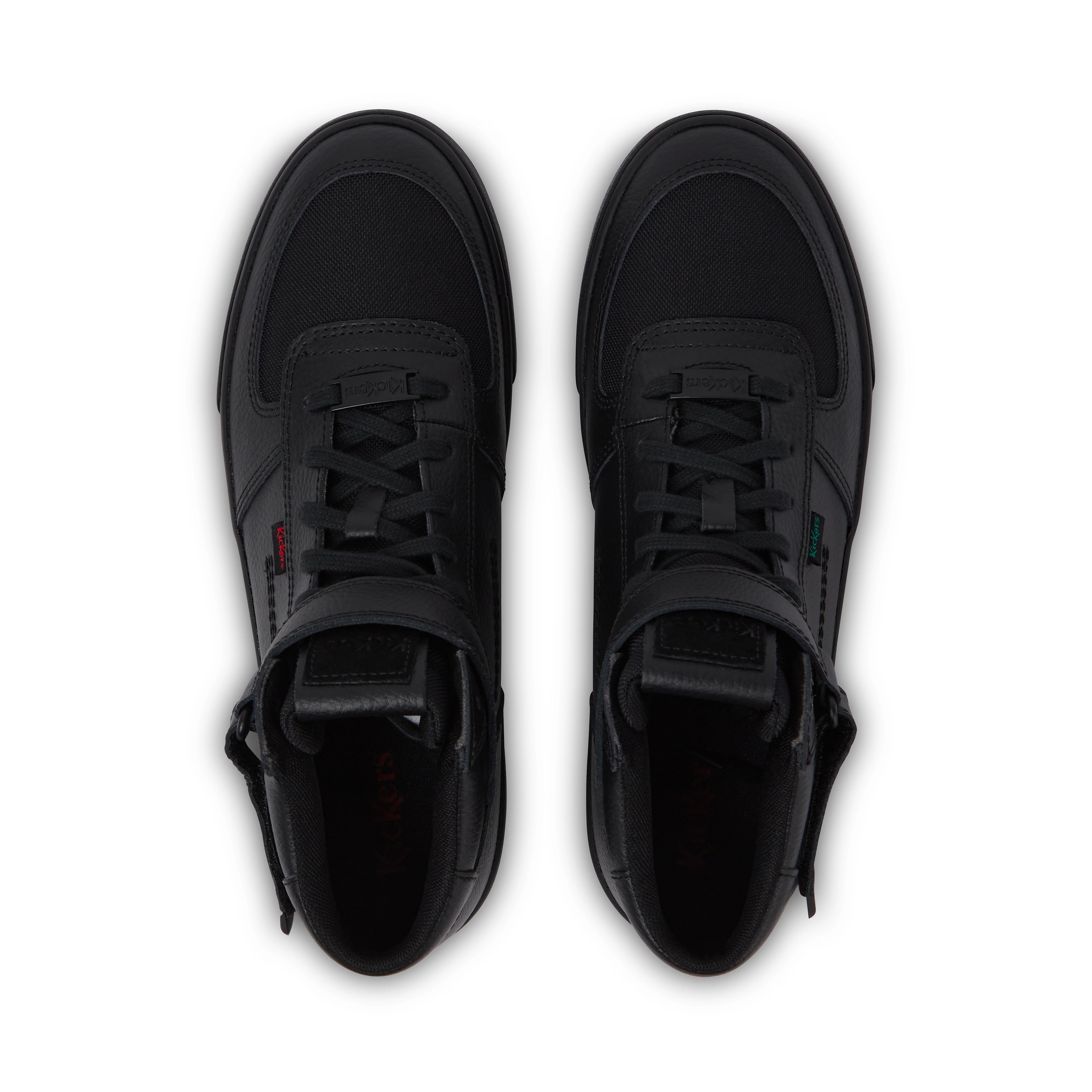 Adult Mens Tovni Hi Mix Mesh Text Boots Black - Image 4