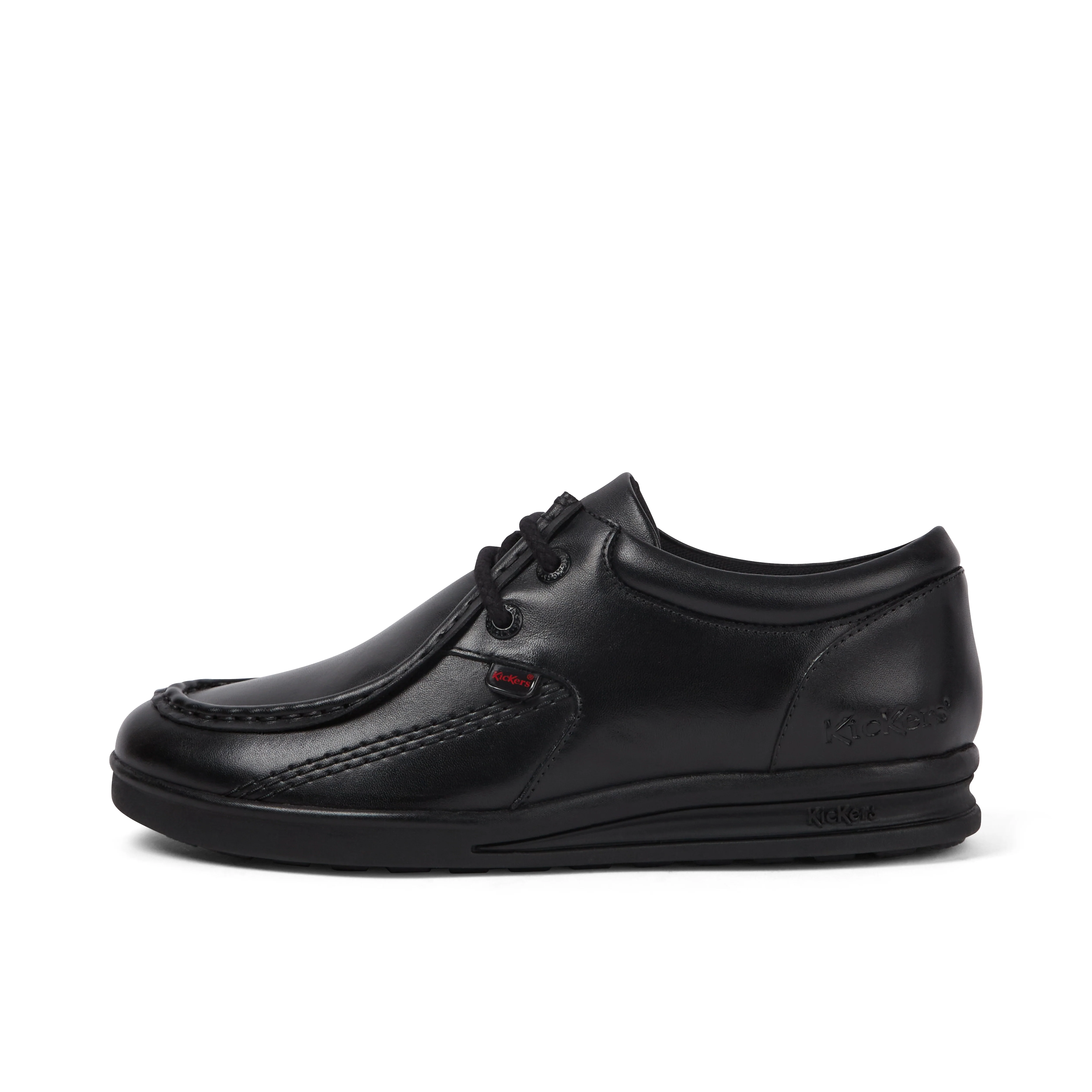 Youth Mens Troiko Wall Leather Shoes Black
