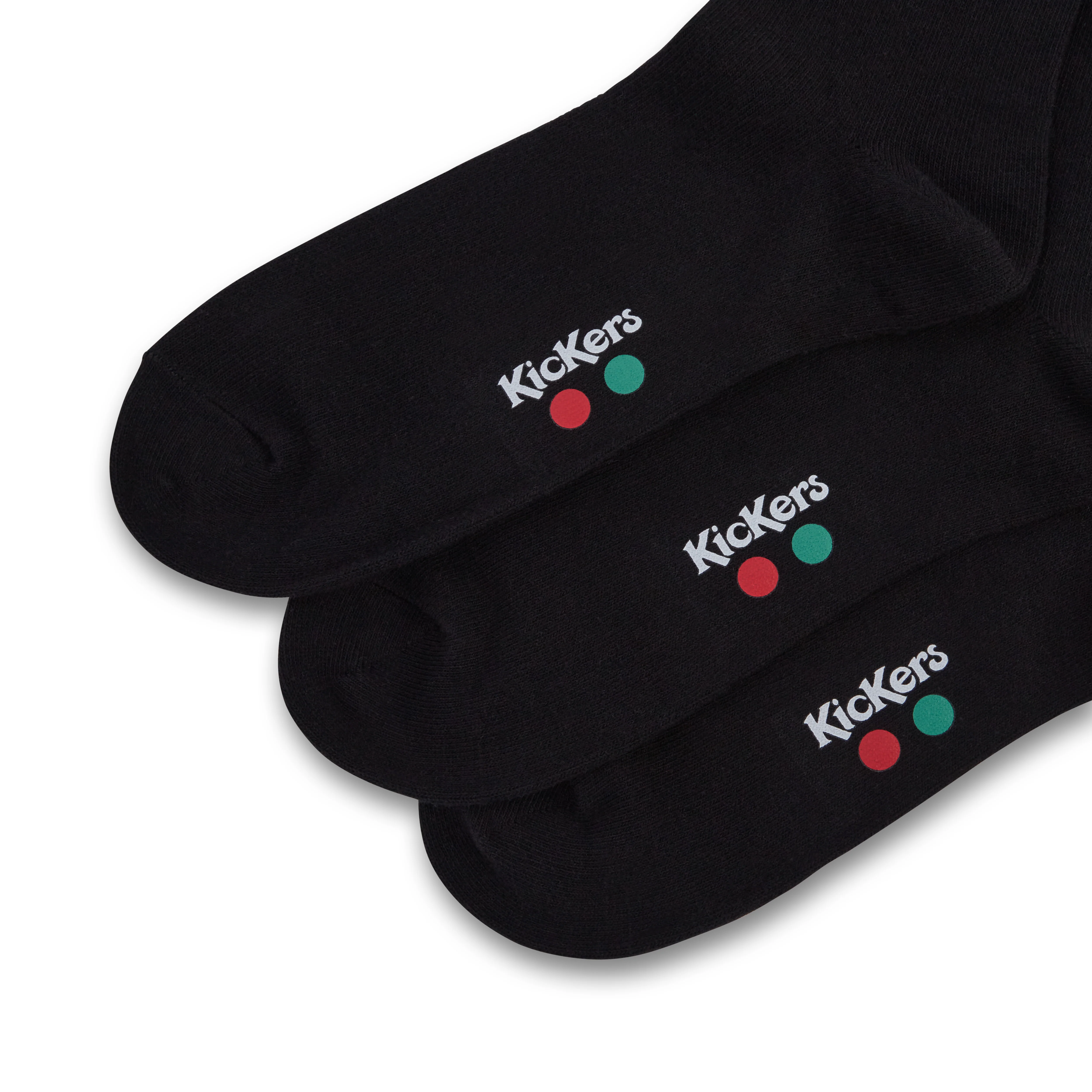 Adult Unisex Everyday Crew 3-Pack Socks Black - Image 4