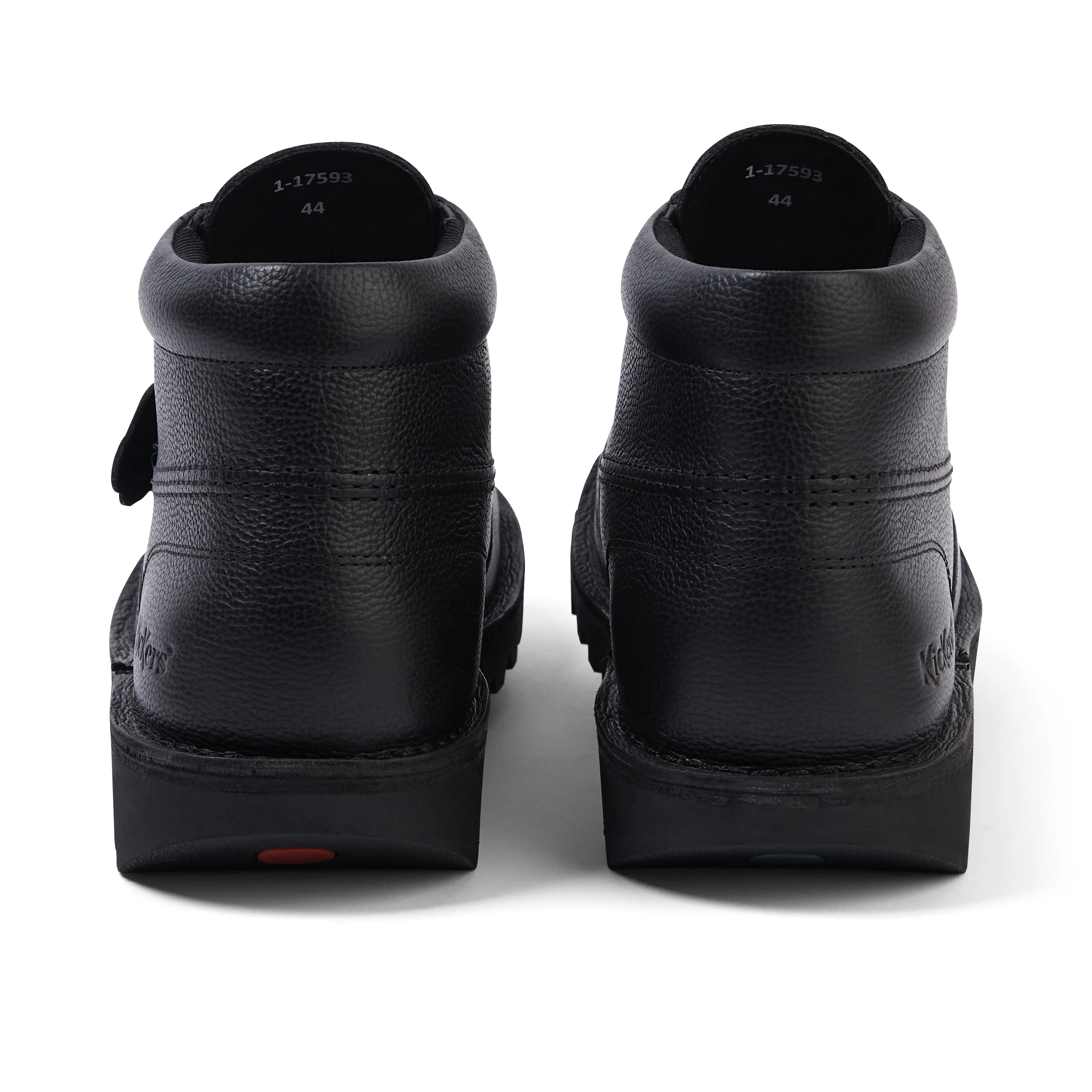Adult Unisex Kick Boot Tumble Leather Black - Image 5