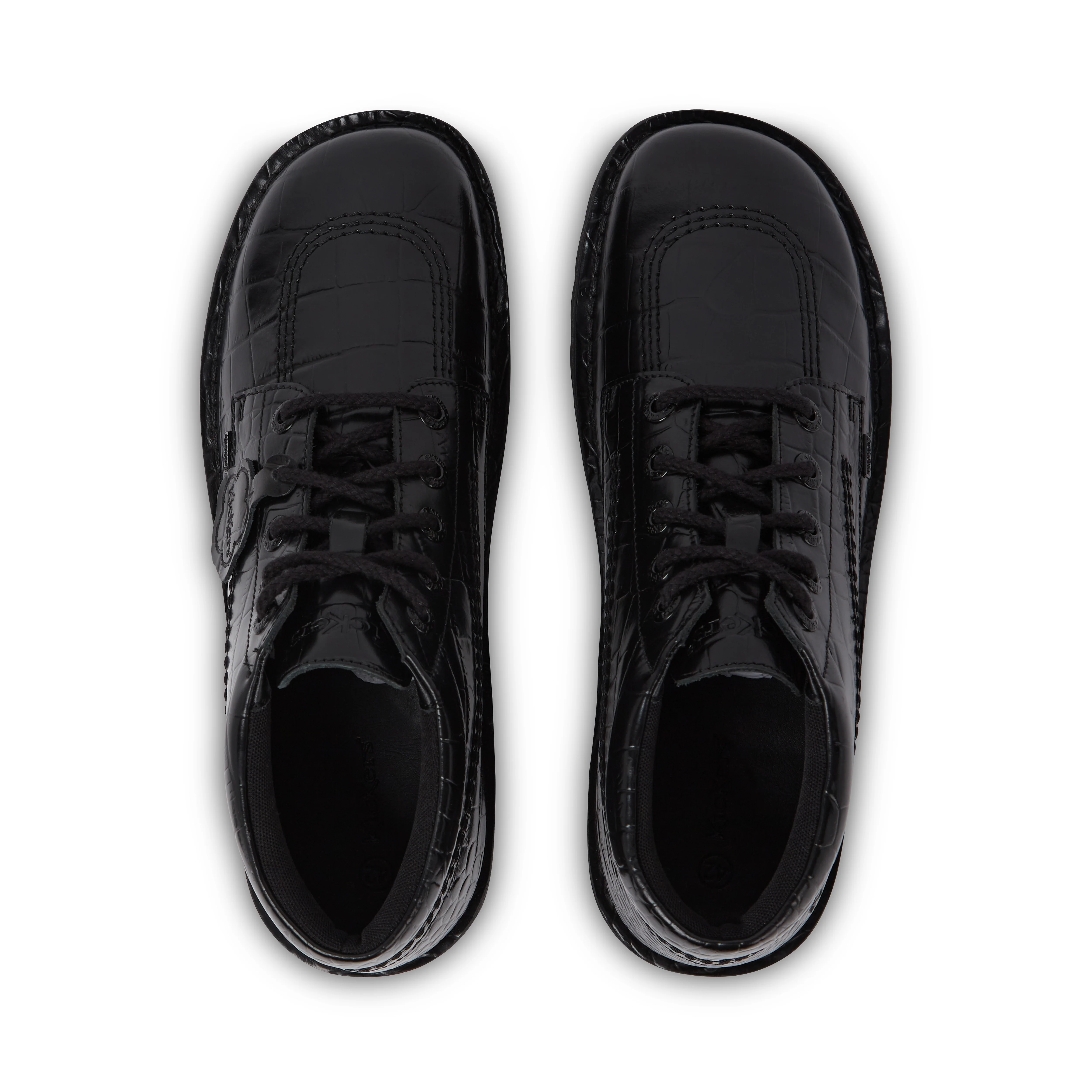 Adult Unisex Kick Hi Croc Leather Boots Black - Image 4