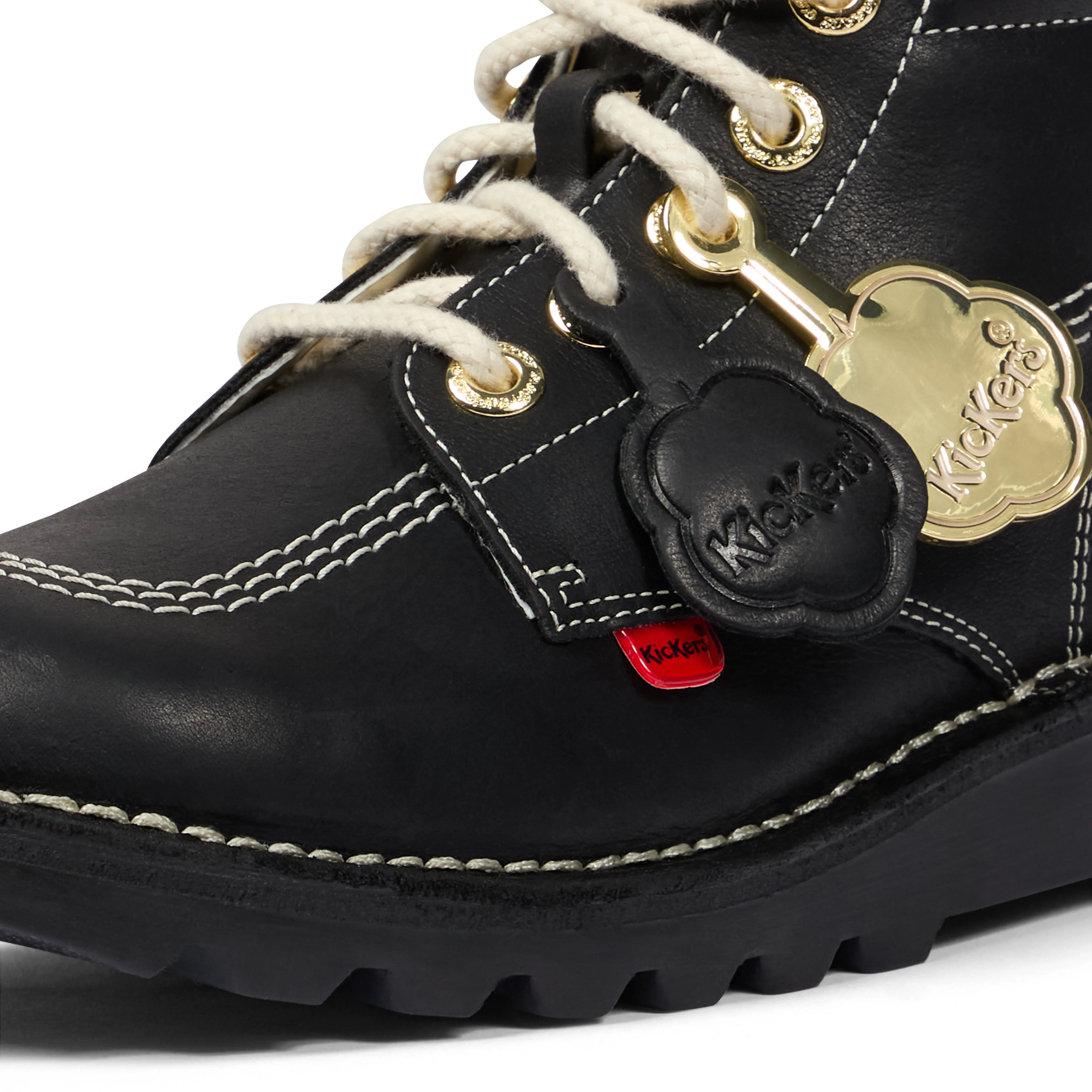 Adult Unisex Kick Hi Goldie Boots Black - Image 6