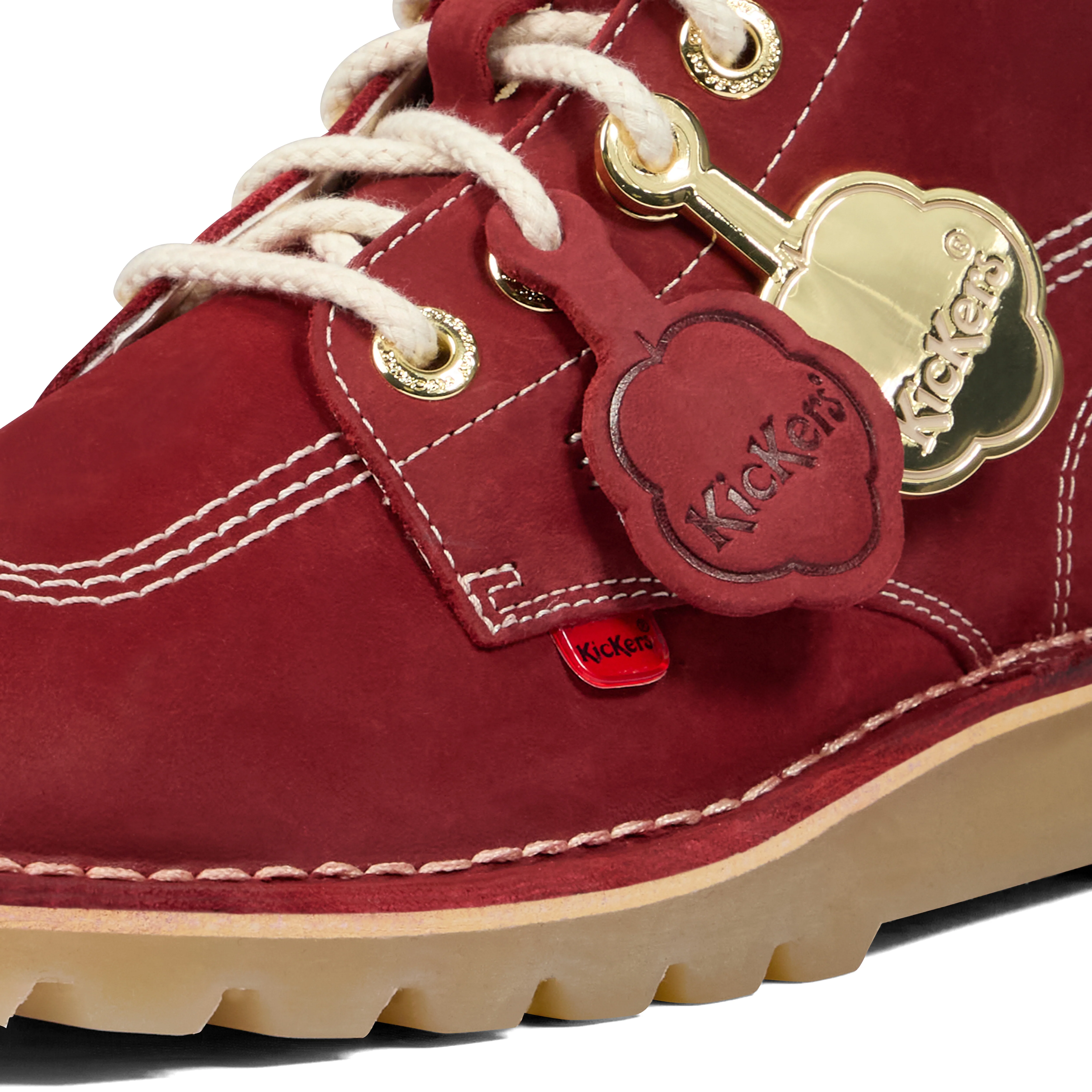 Adult Unisex Kick Hi Goldie Boots Red - Image 6