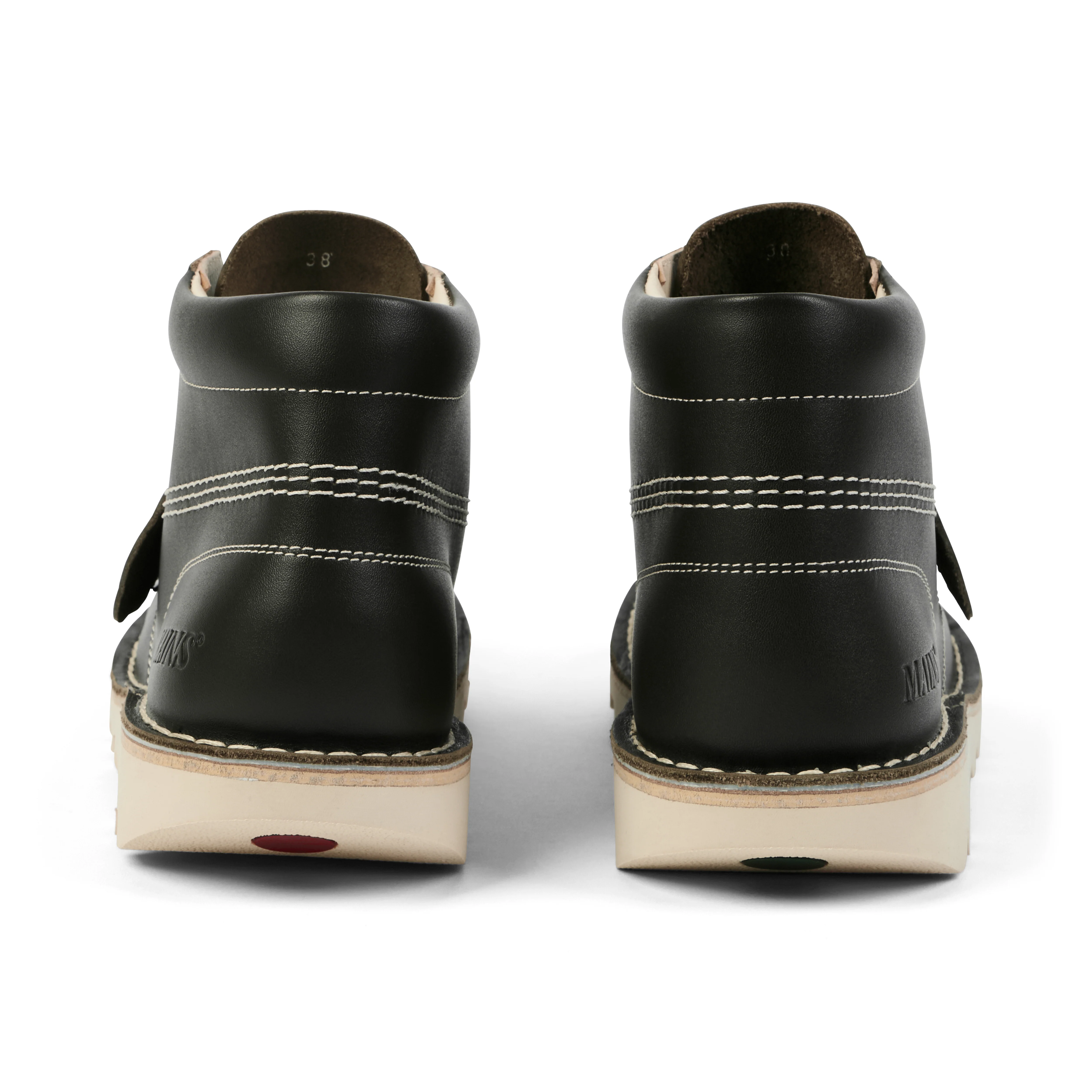 Adult Unisex Kick Hi Grain Leather Mains Dark Green - Image 5