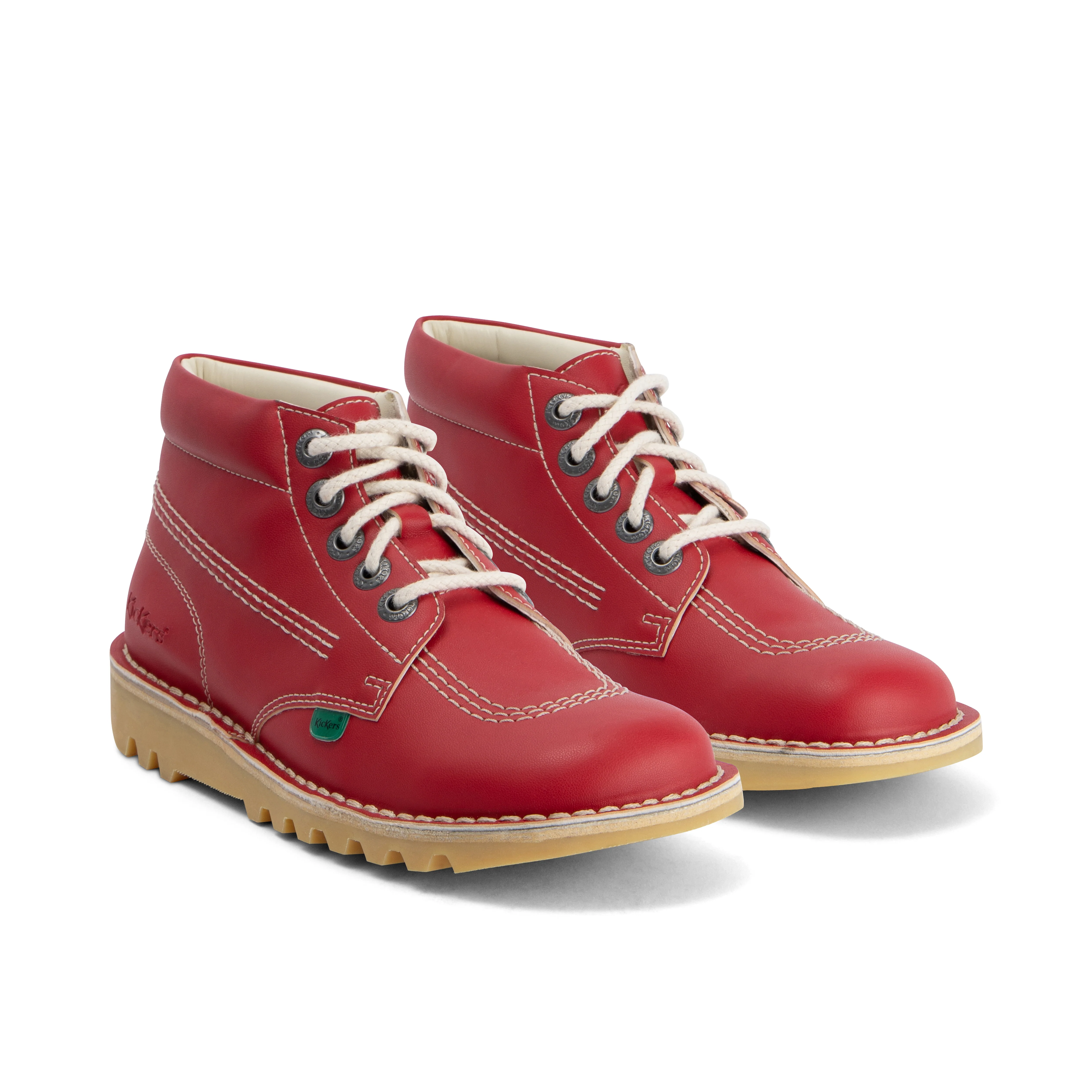 Adult Unisex Kick Hi Leather Alternative Red - Image 3
