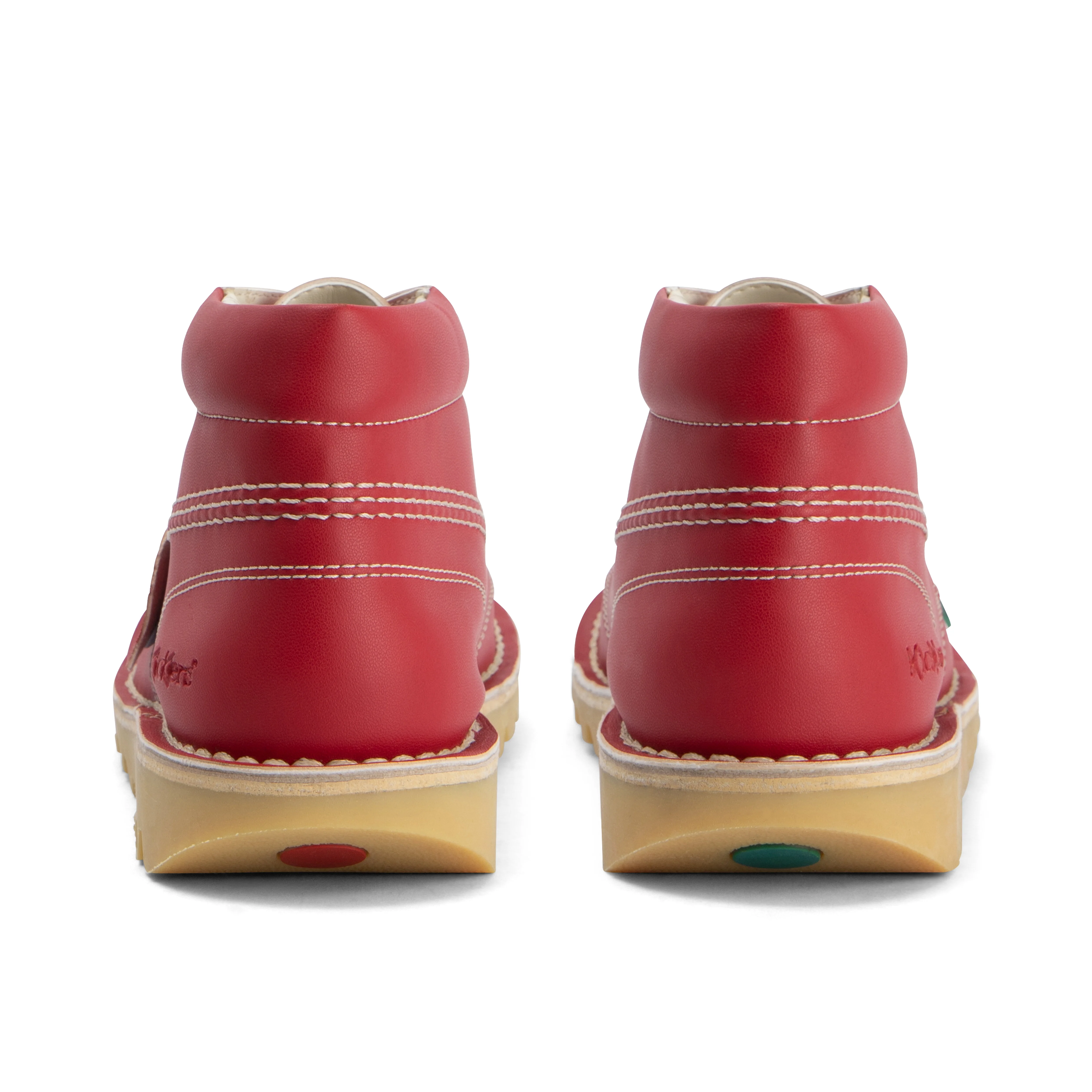 Adult Unisex Kick Hi Leather Alternative Red - Image 5