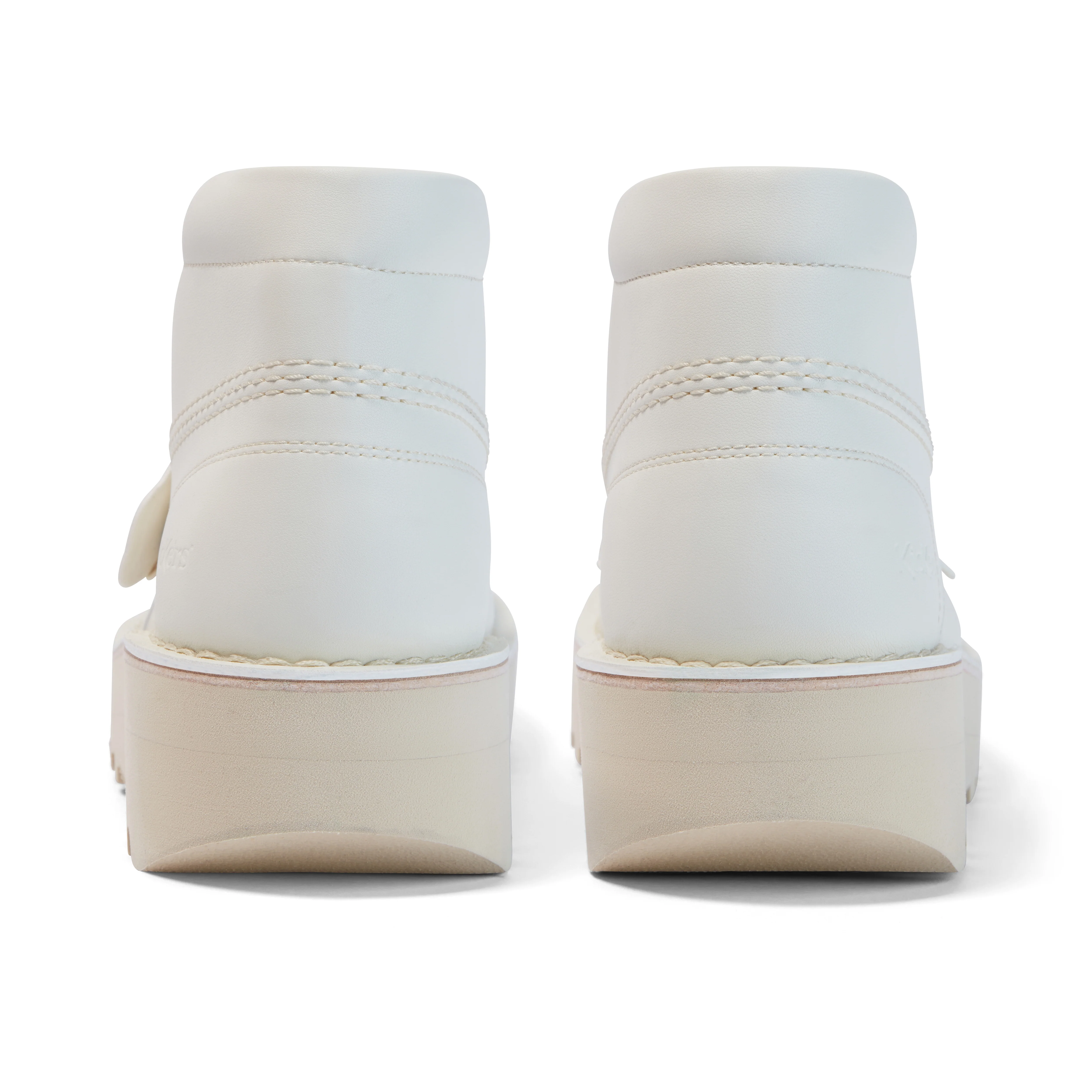 Adult Unisex Kick Hi Stack Leather Alternative White - Image 5