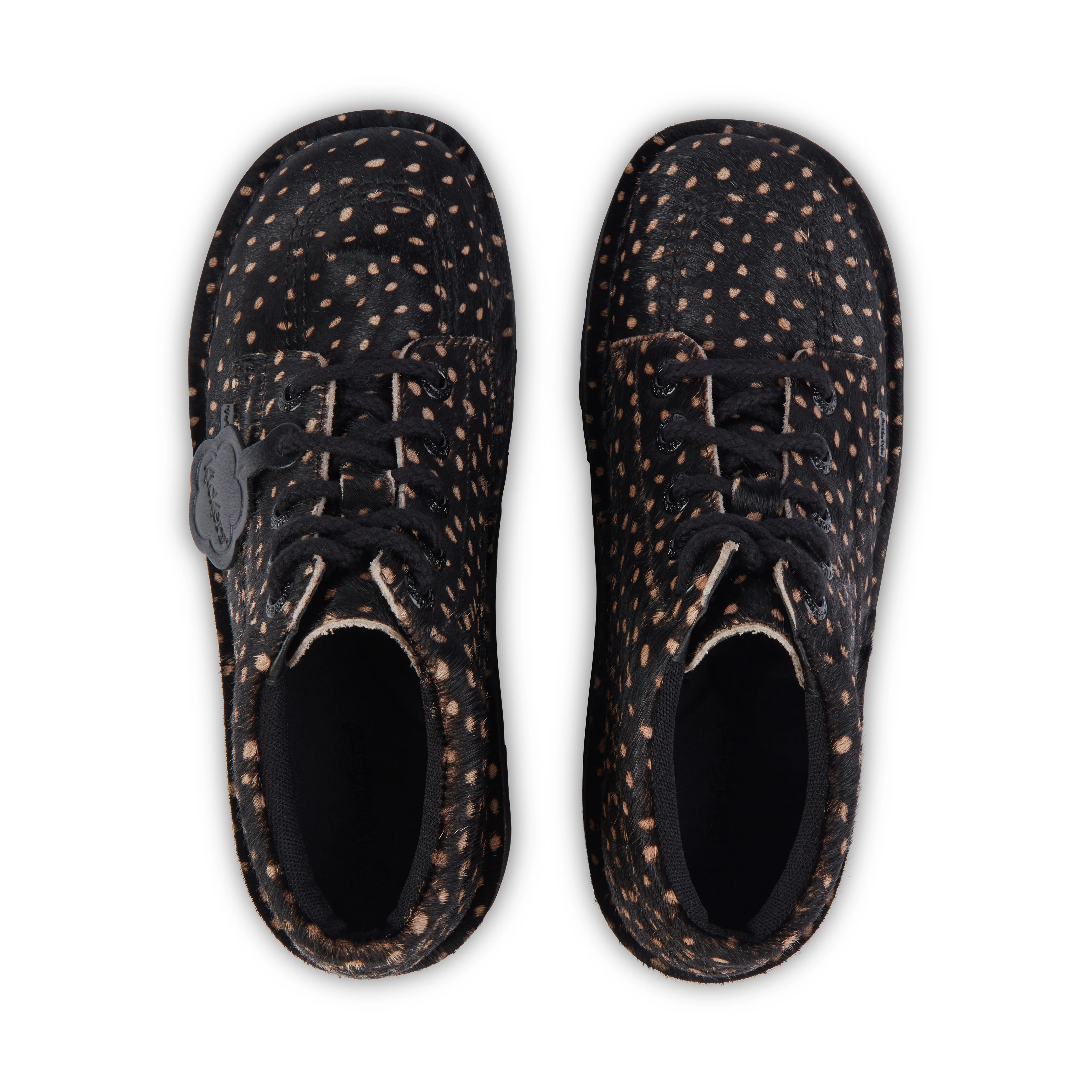 Adult Unisex Kick Hi Stack Spot Leather Black - Image 4