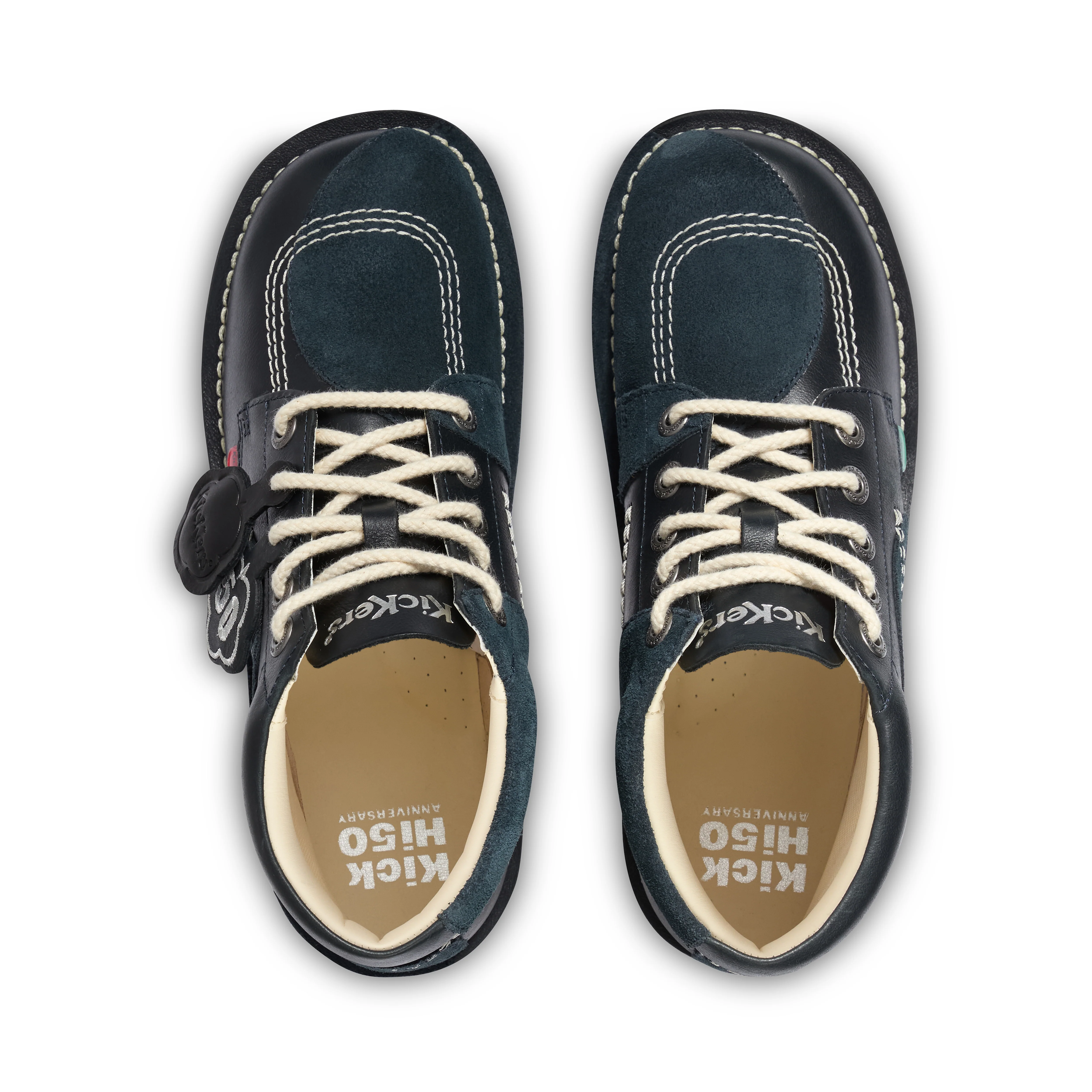 Adult Unisex Kick Hi Stitch Boots Navy - Image 4