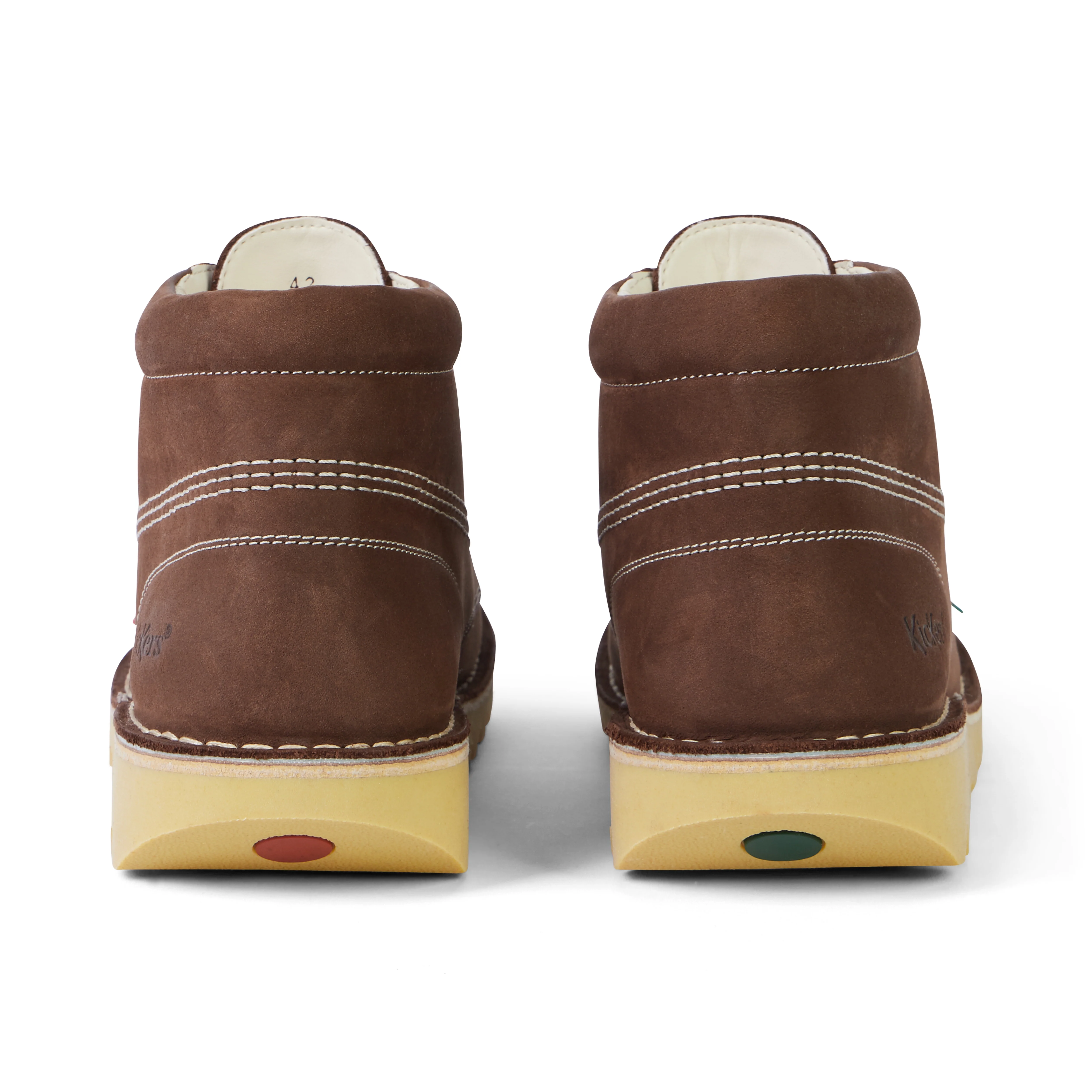 Adult Unisex Kick Hi Suede Brown - Image 5
