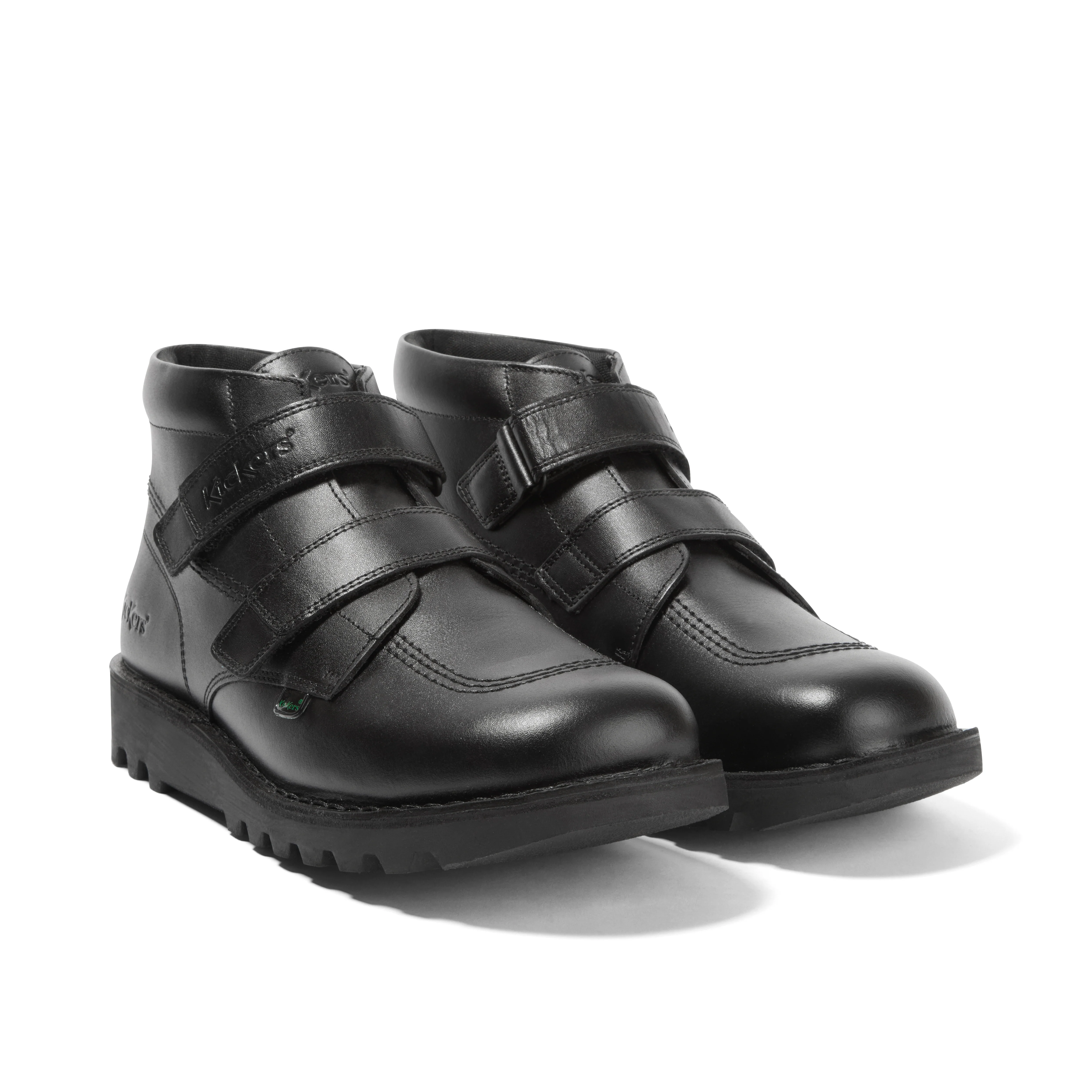 Adult Unisex Kick HI Vel Leather Black - Image 3