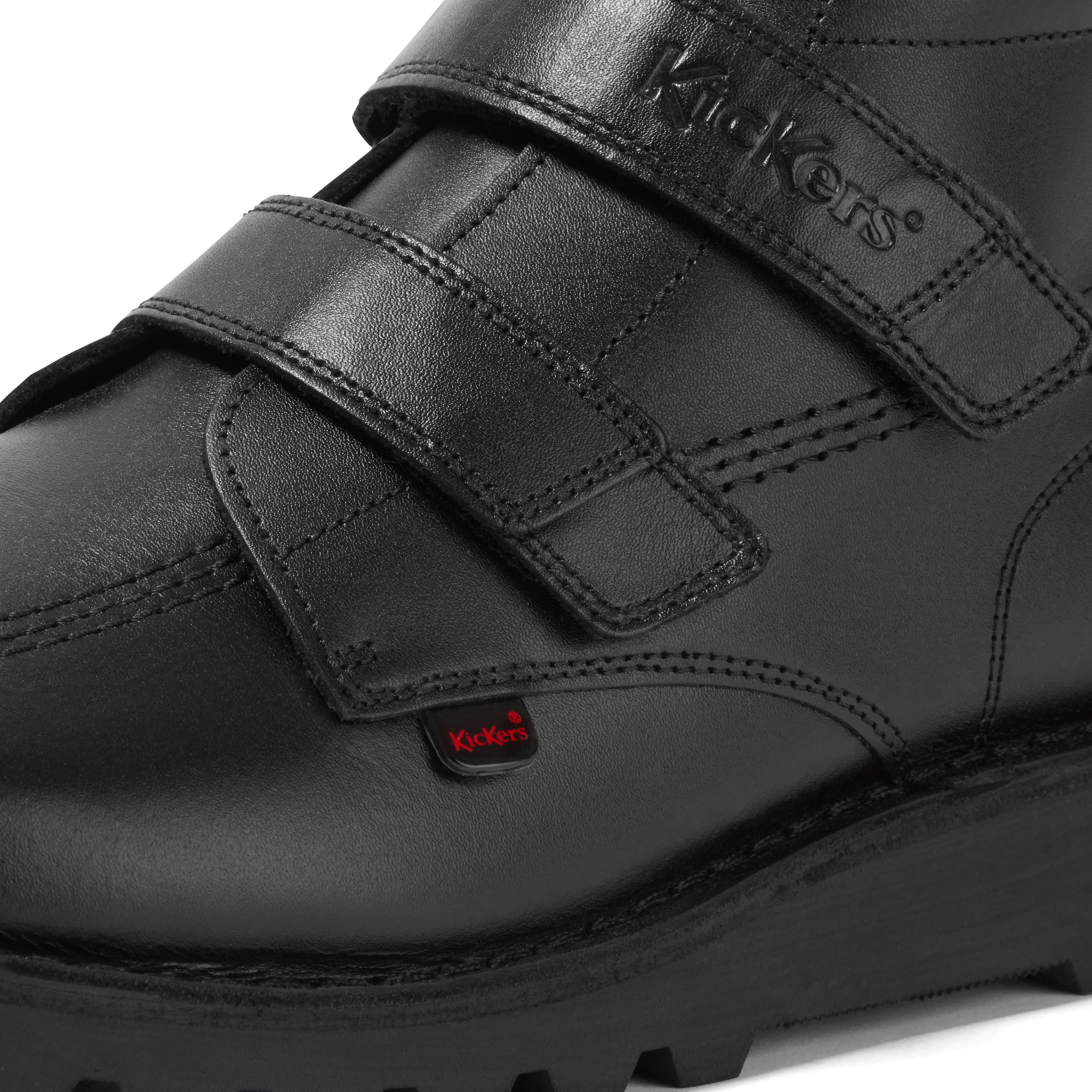 Adult Unisex Kick HI Vel Leather Black - Image 6