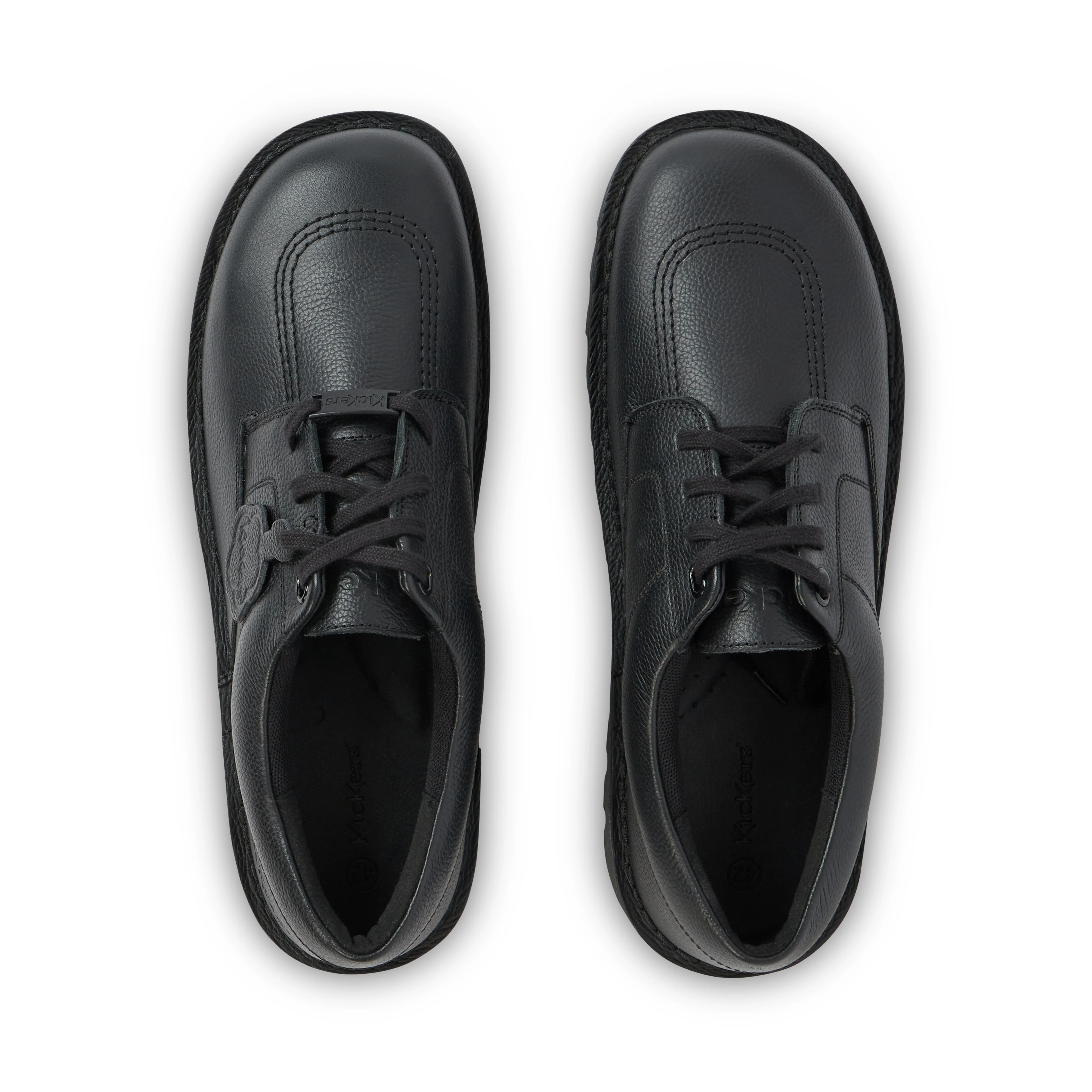 Adult Unisex Kick Shoe Tumble Leather Black - Image 4