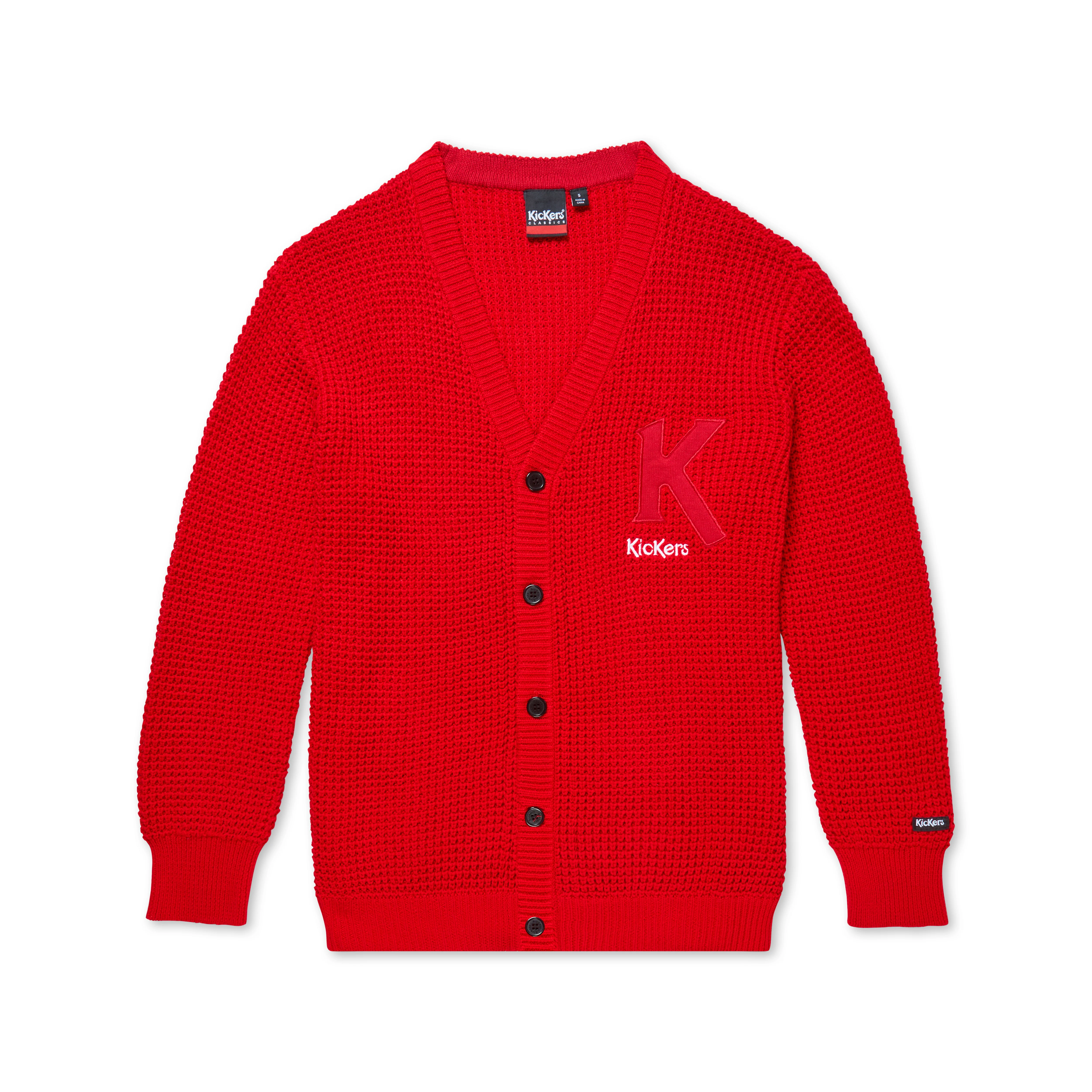 Adult Unisex Kickers Classic Cardi Red - Image 2