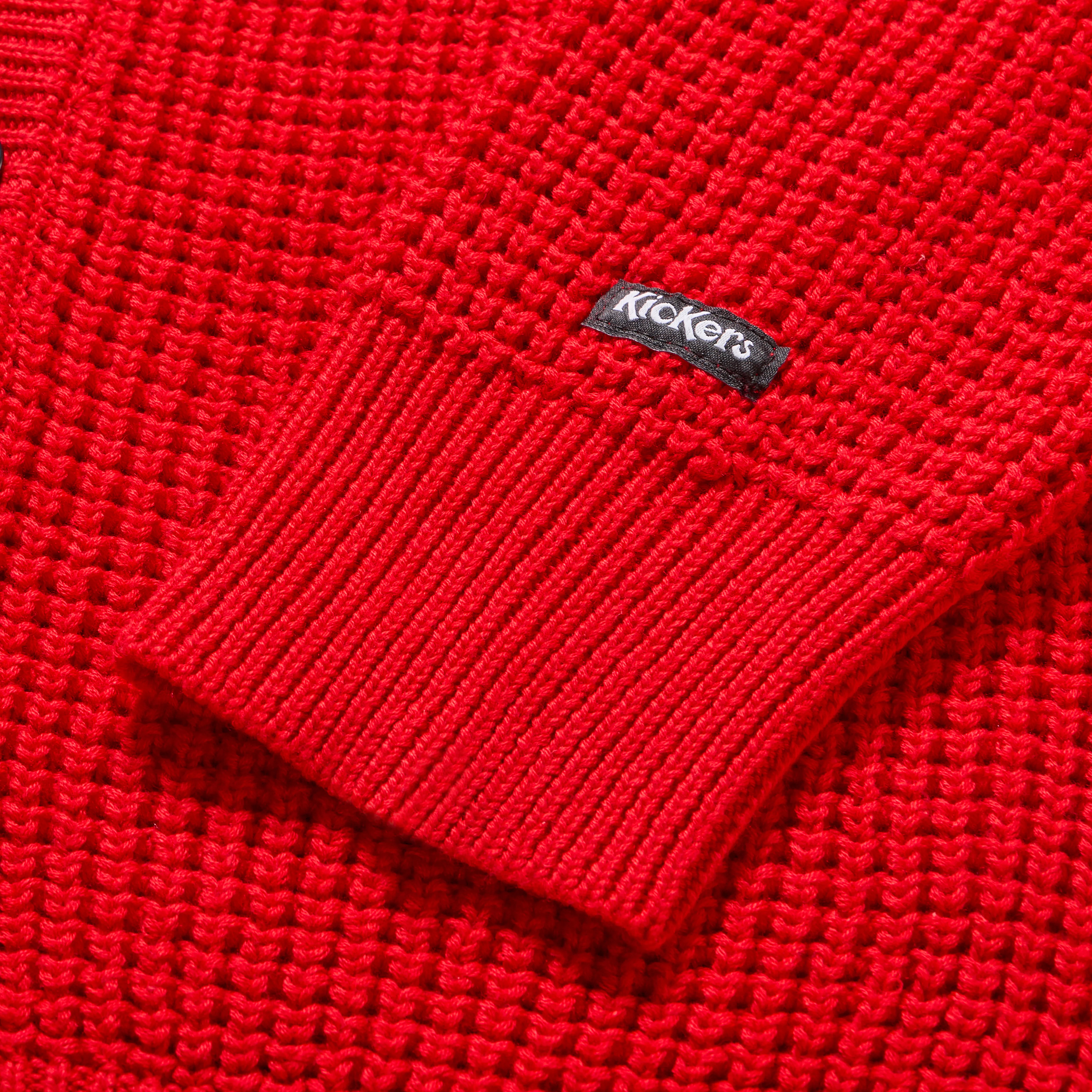 Adult Unisex Kickers Classic Cardi Red - Image 5