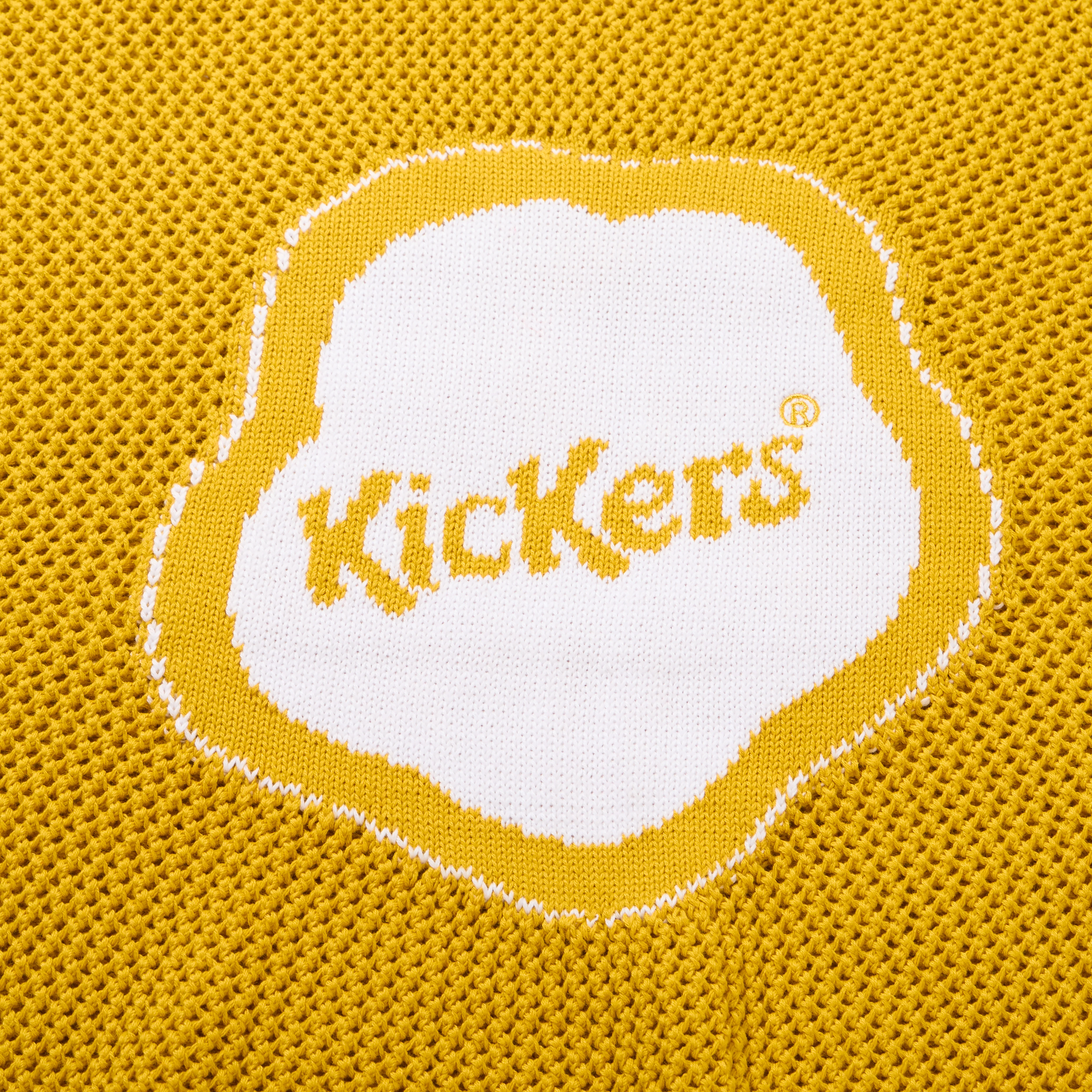 Adult Unisex Kickers Classic Jaquard Knit Yellow - Image 4