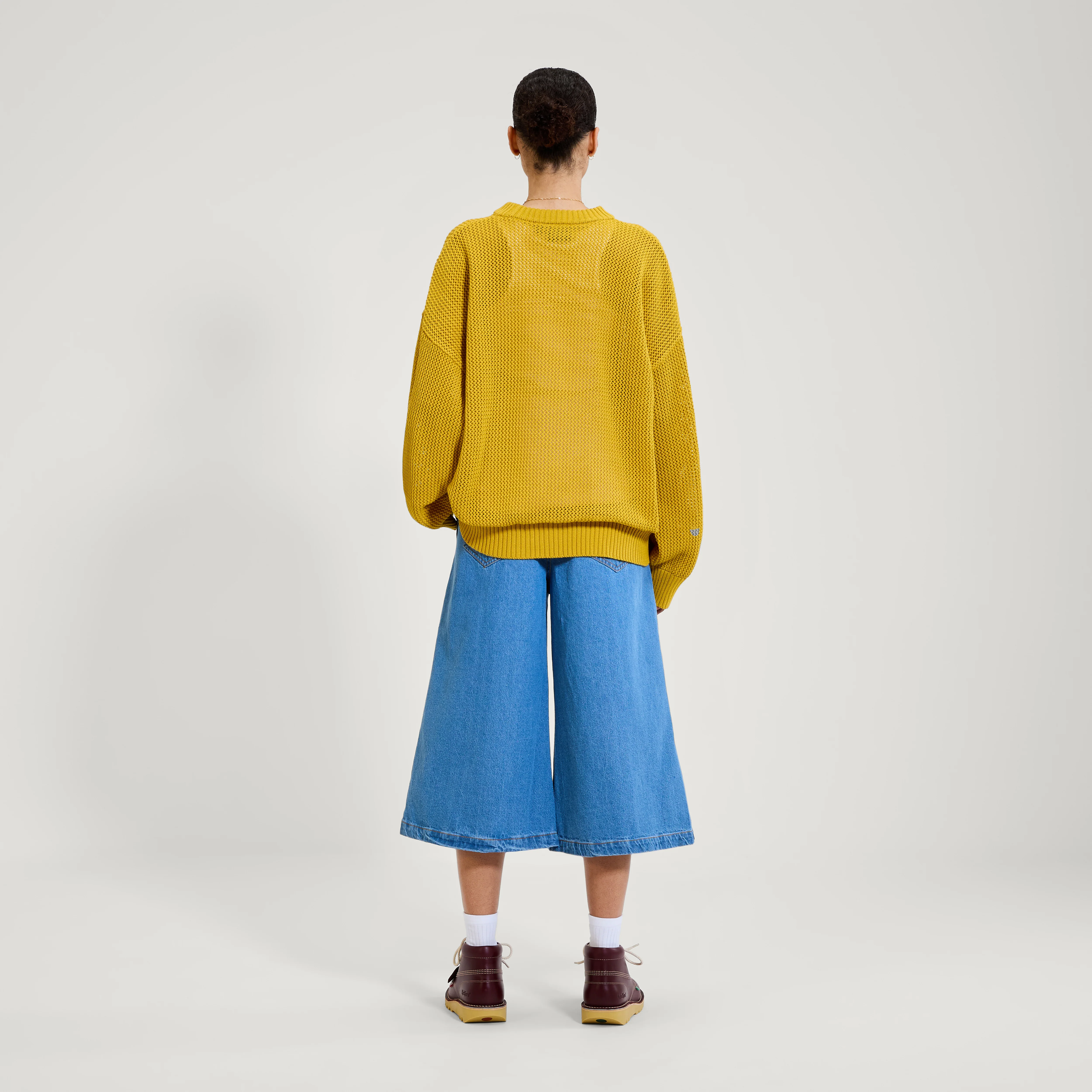 Adult Unisex Kickers Classic Jaquard Knit Yellow - Image 7