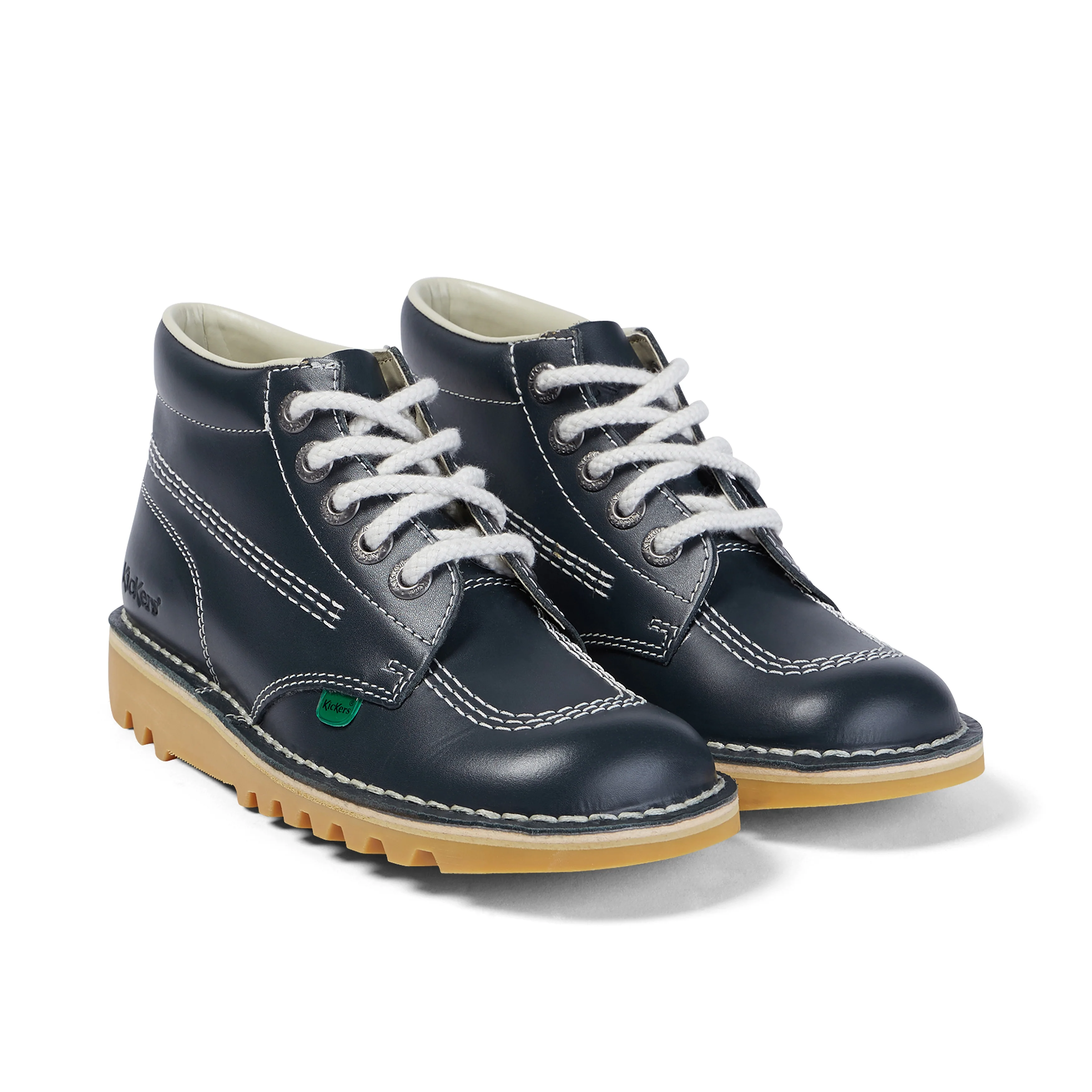 Adult Unisex Leather Kick Hi Core Navy - Image 3
