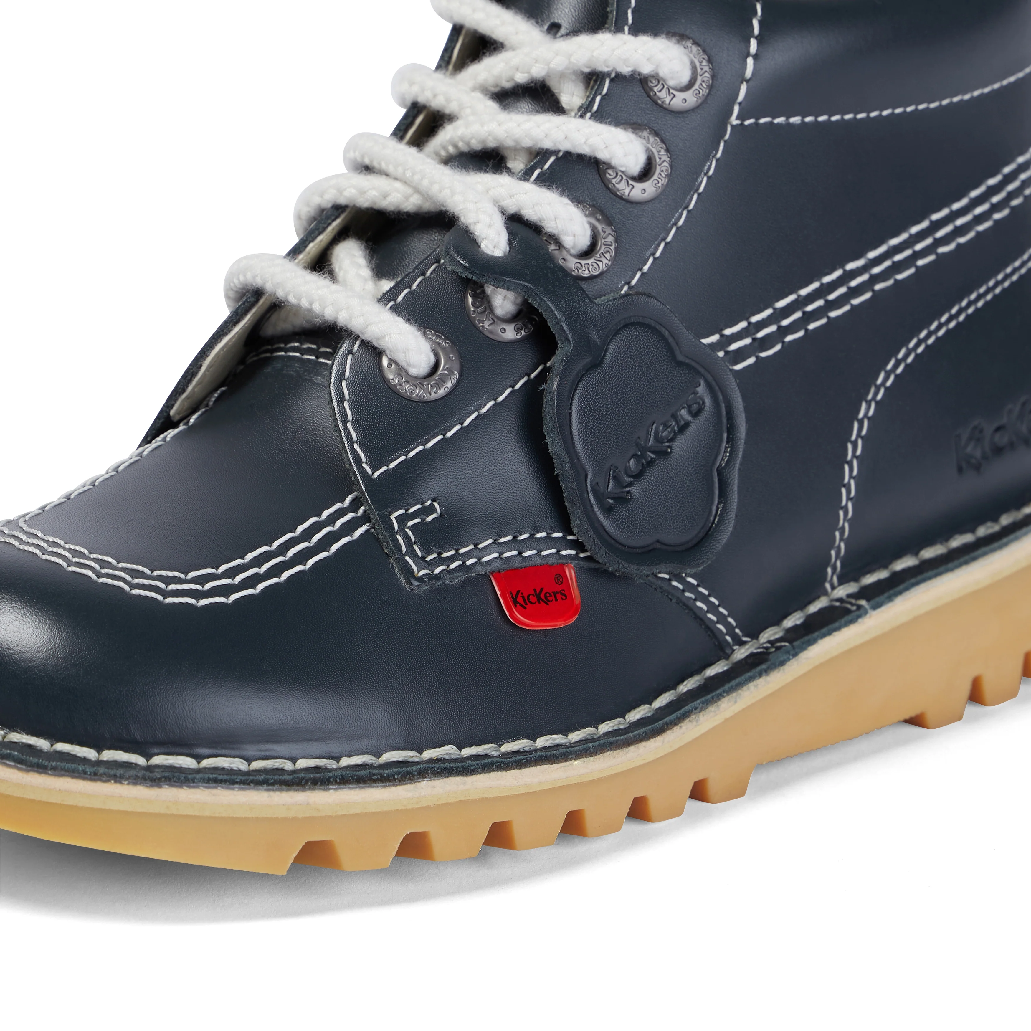 Adult Unisex Leather Kick Hi Core Navy - Image 6