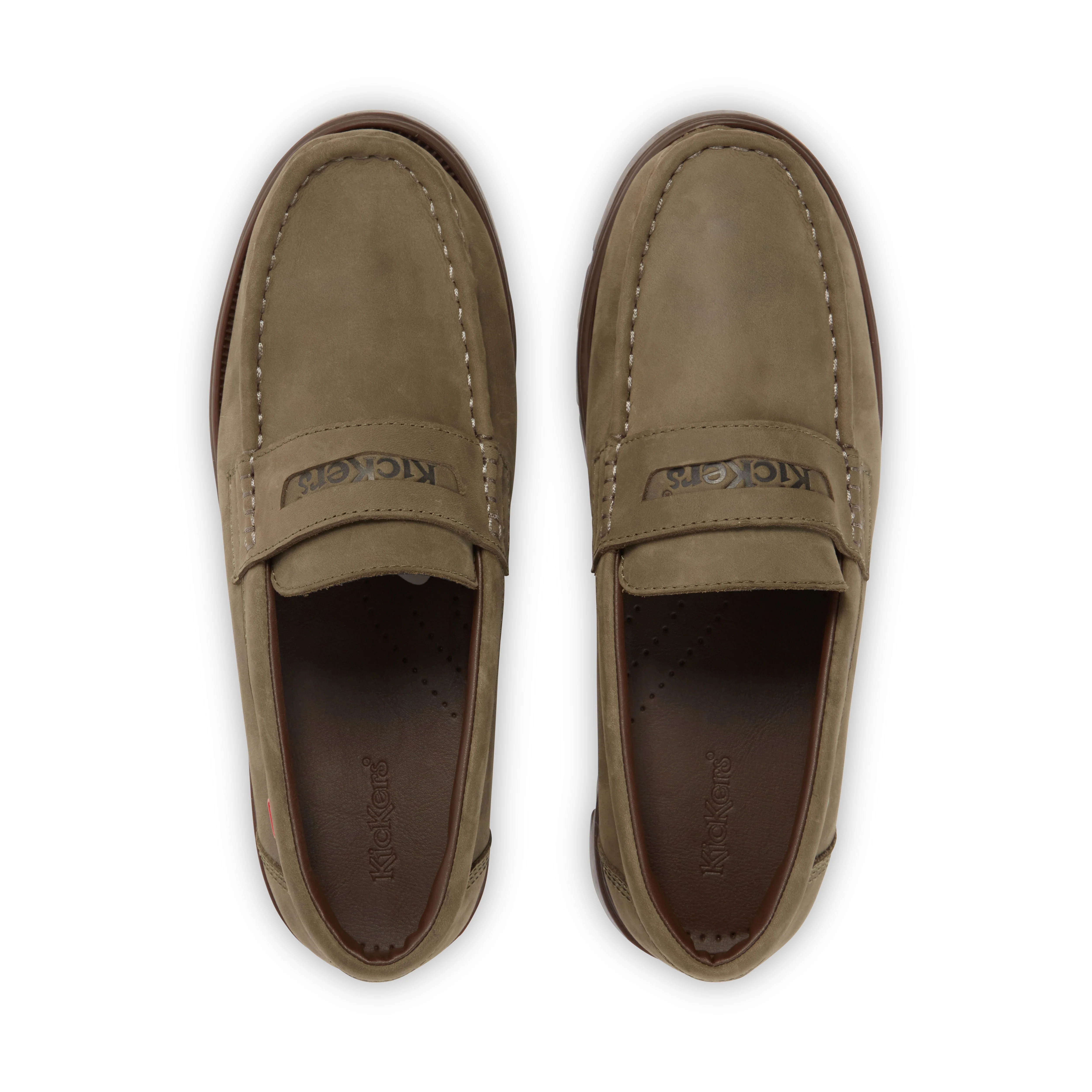Adult Unisex Lennon Loafer Leather Dark Green - Image 4