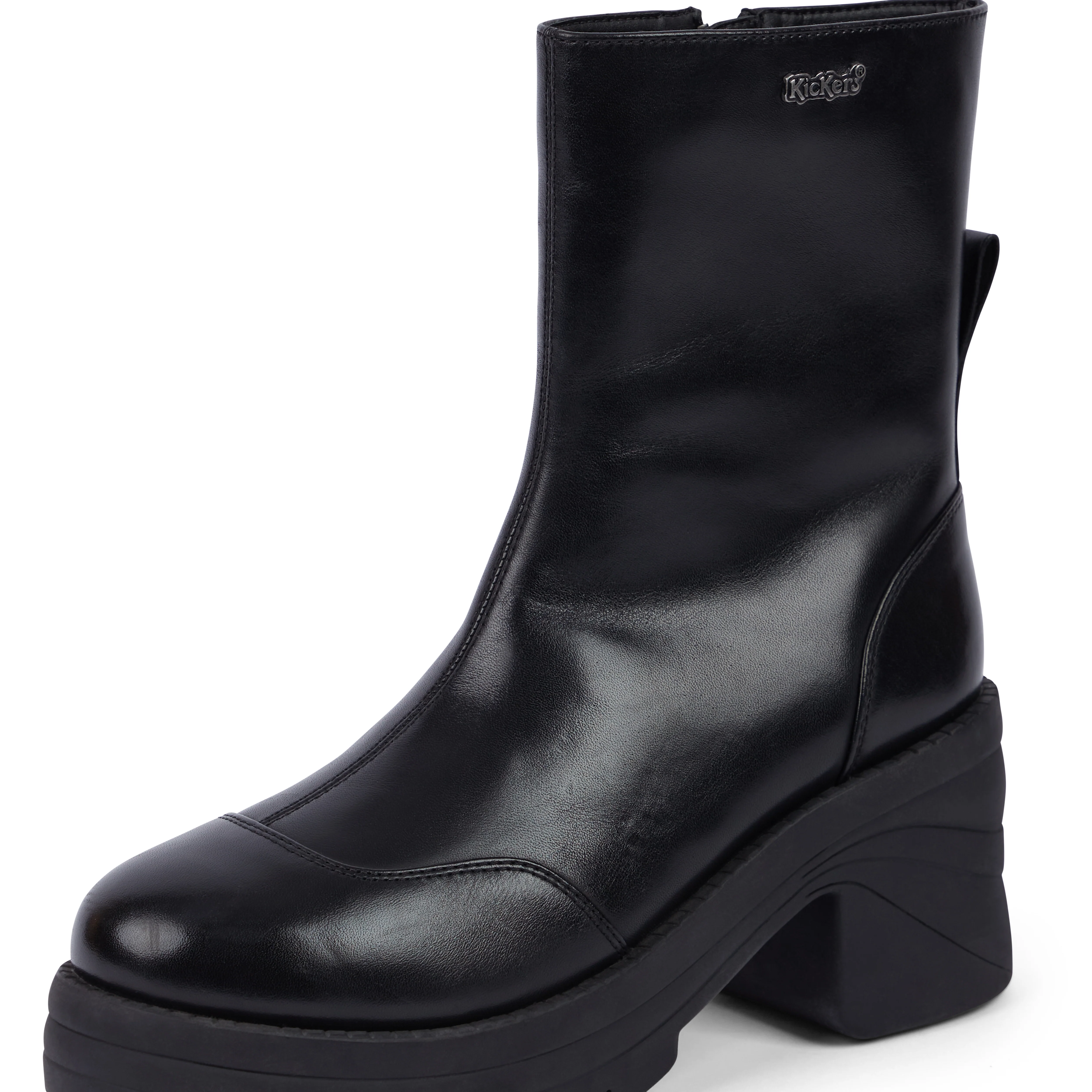 Adult Women Edie Boot Leather Black - Image 6