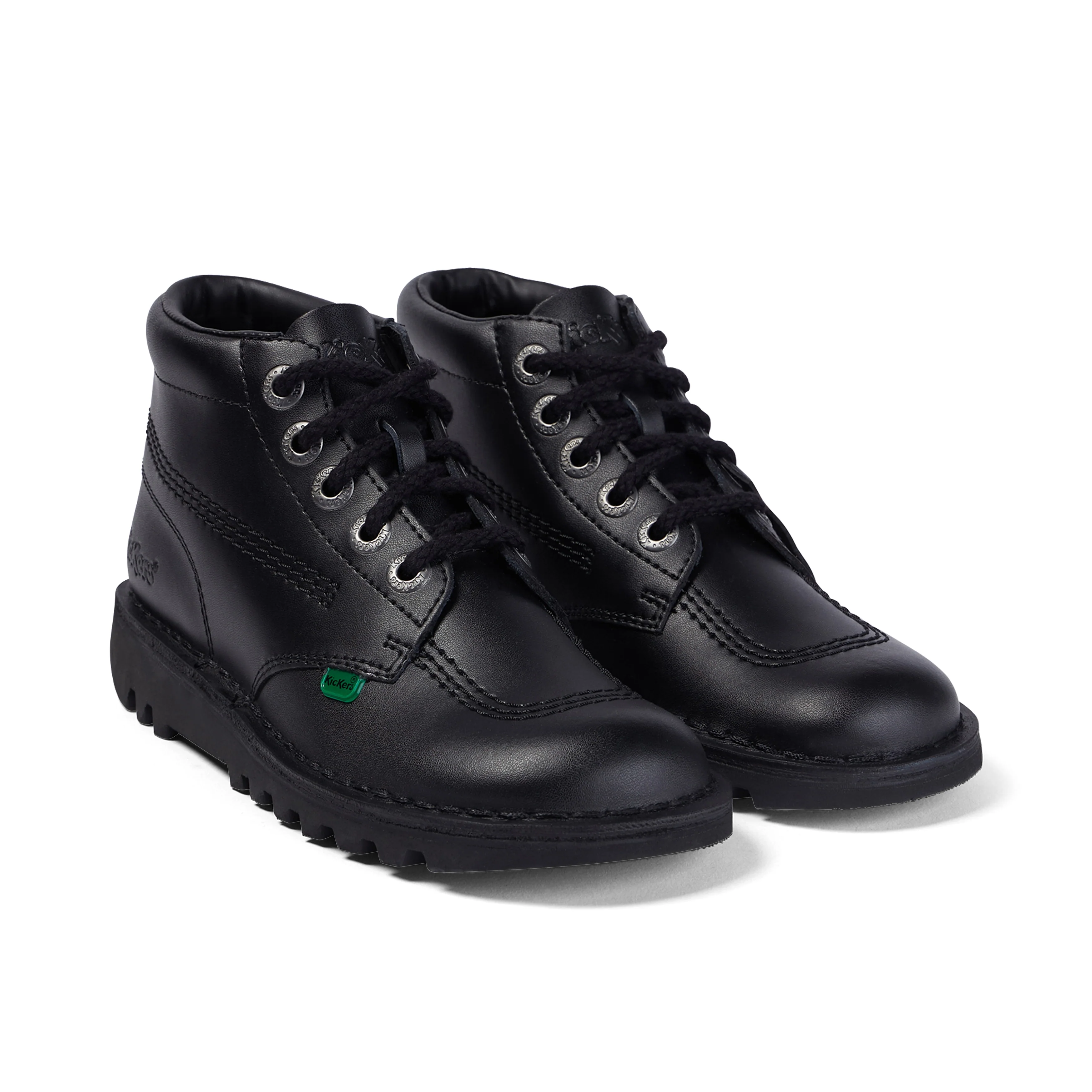 Adult Womens Kick Hi Leather Black - Image 3