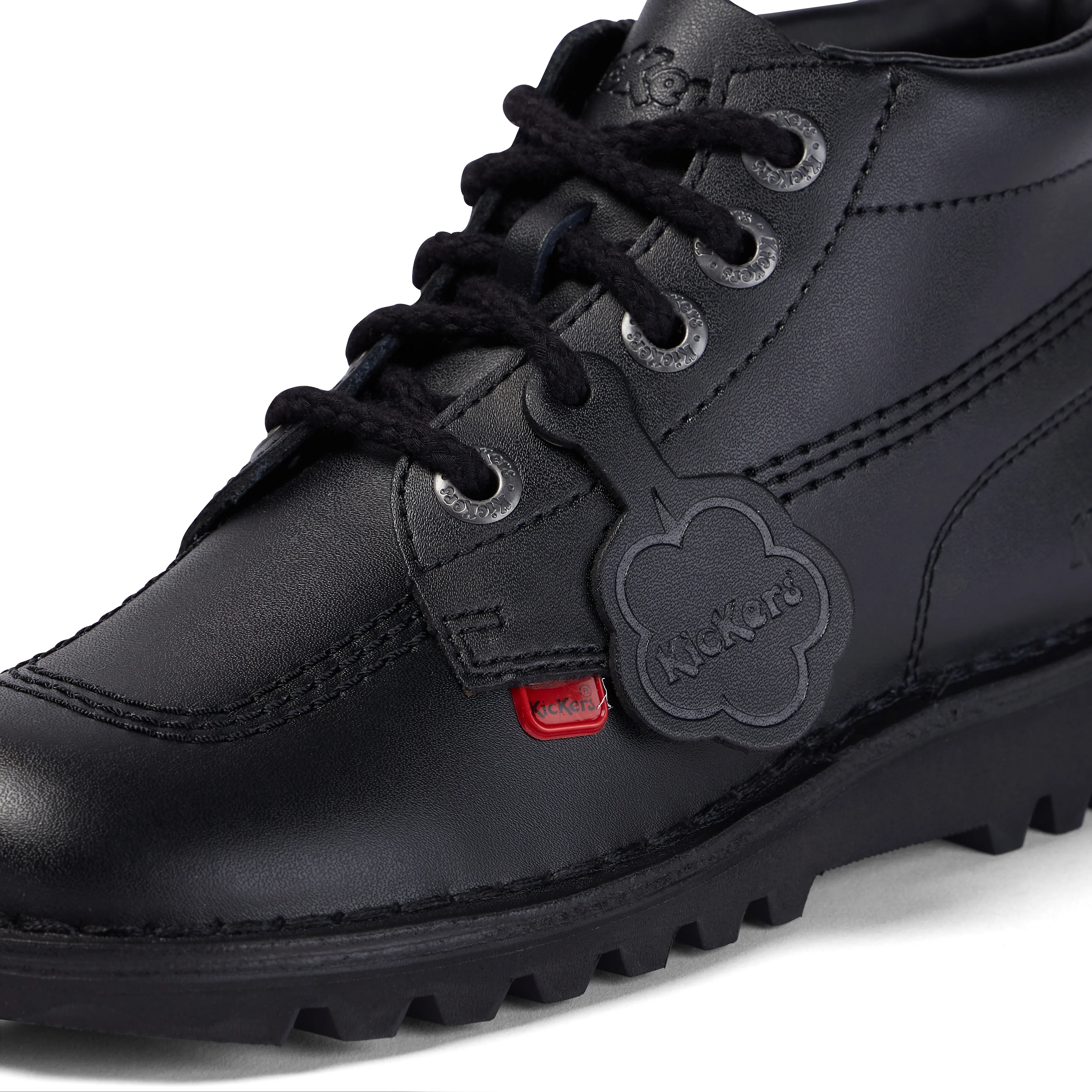 Adult Womens Kick Hi Leather Black - Image 6