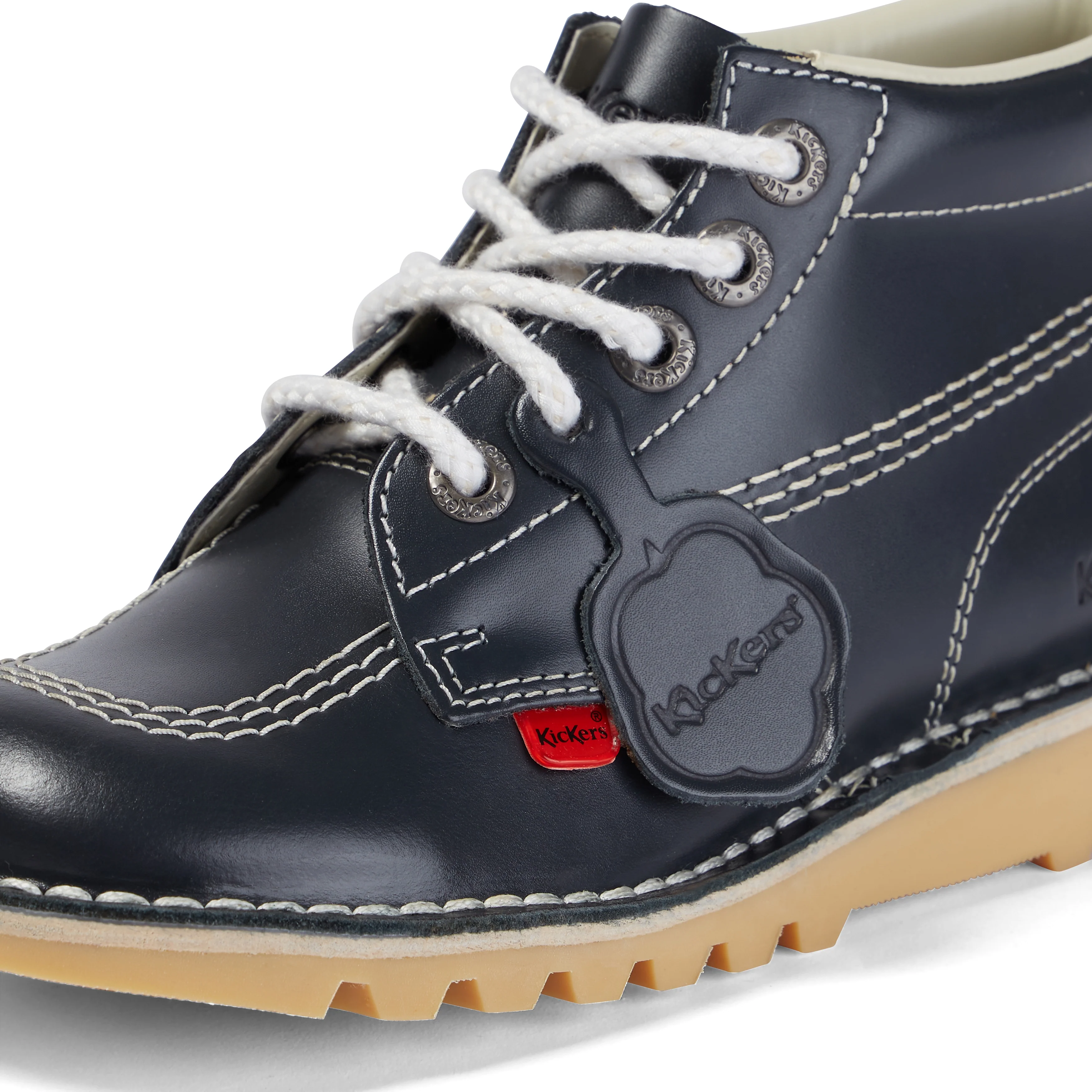 Adult Womens Kick Hi Leather Navy - Image 6