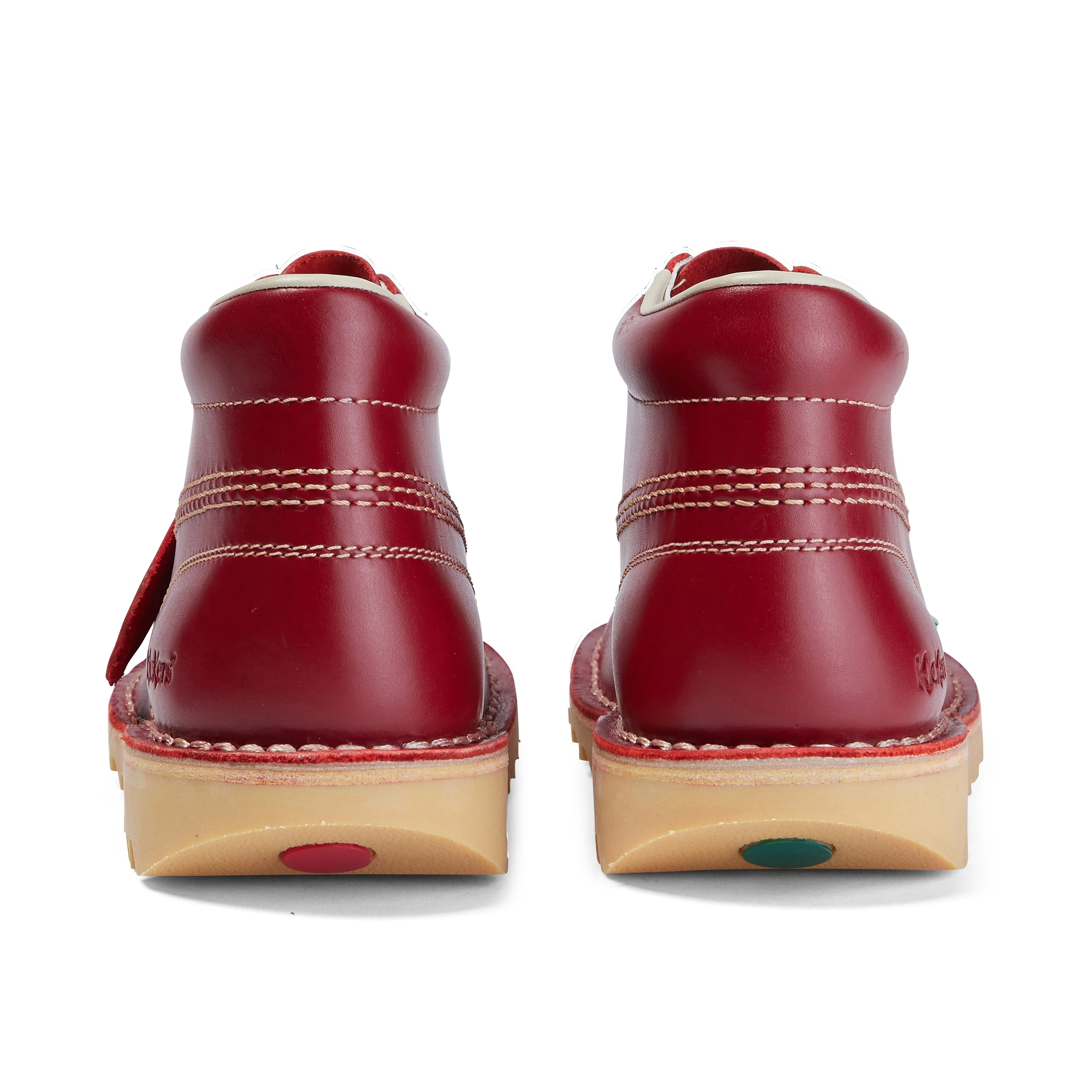 Adult Womens Kick Hi Leather Red - Image 5