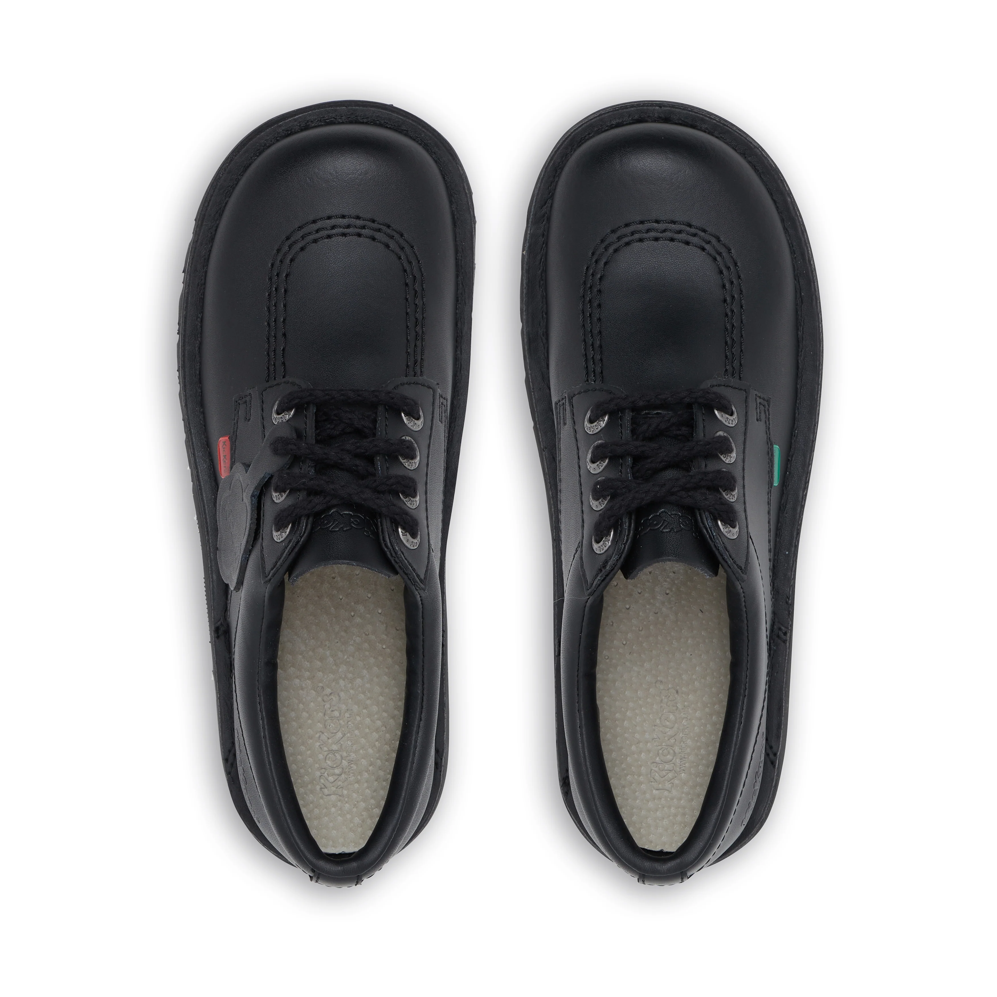 Adult Womens Kick Lo Leather Black - Image 4