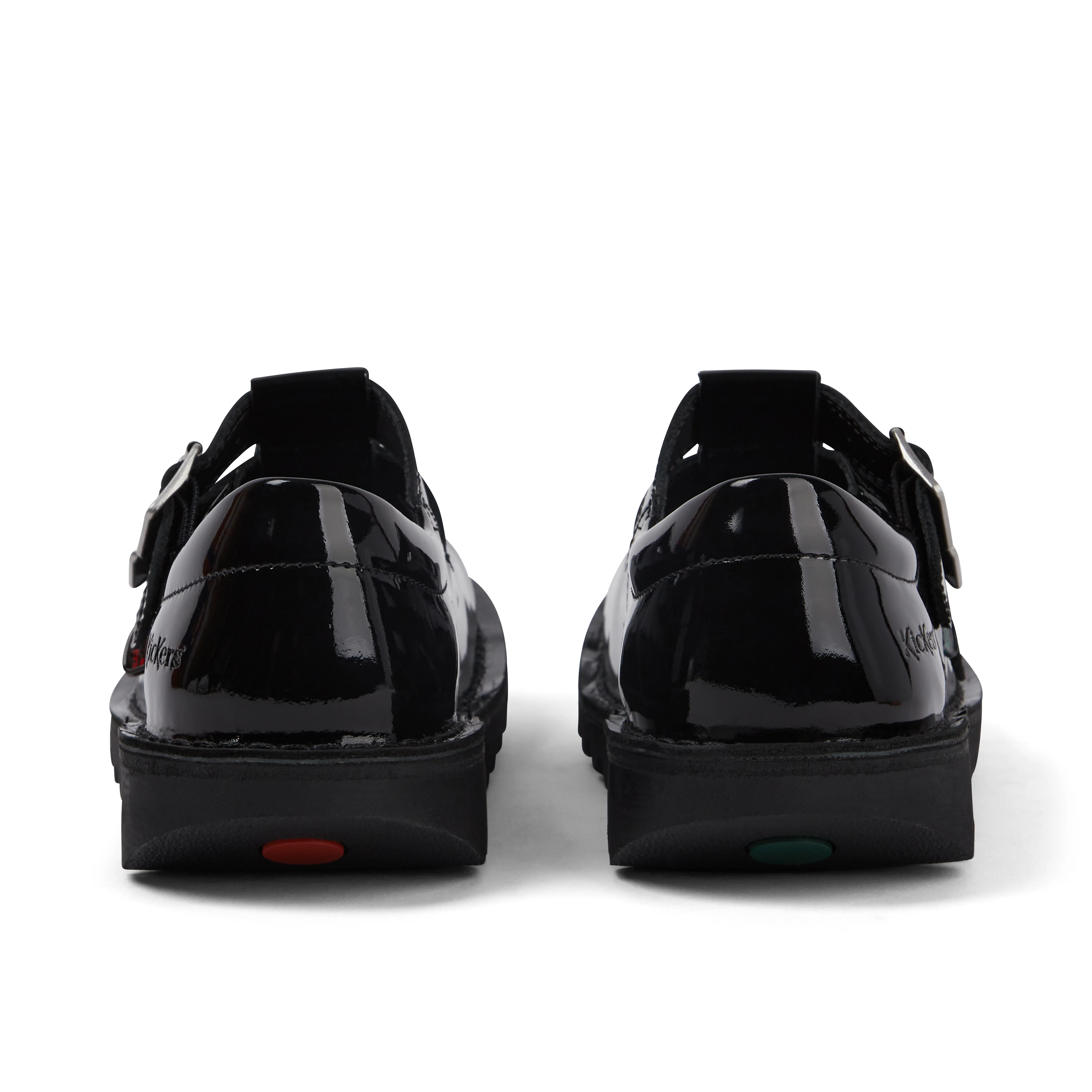 Adult Womens Kick T Double Patent Leather Black - Image 5