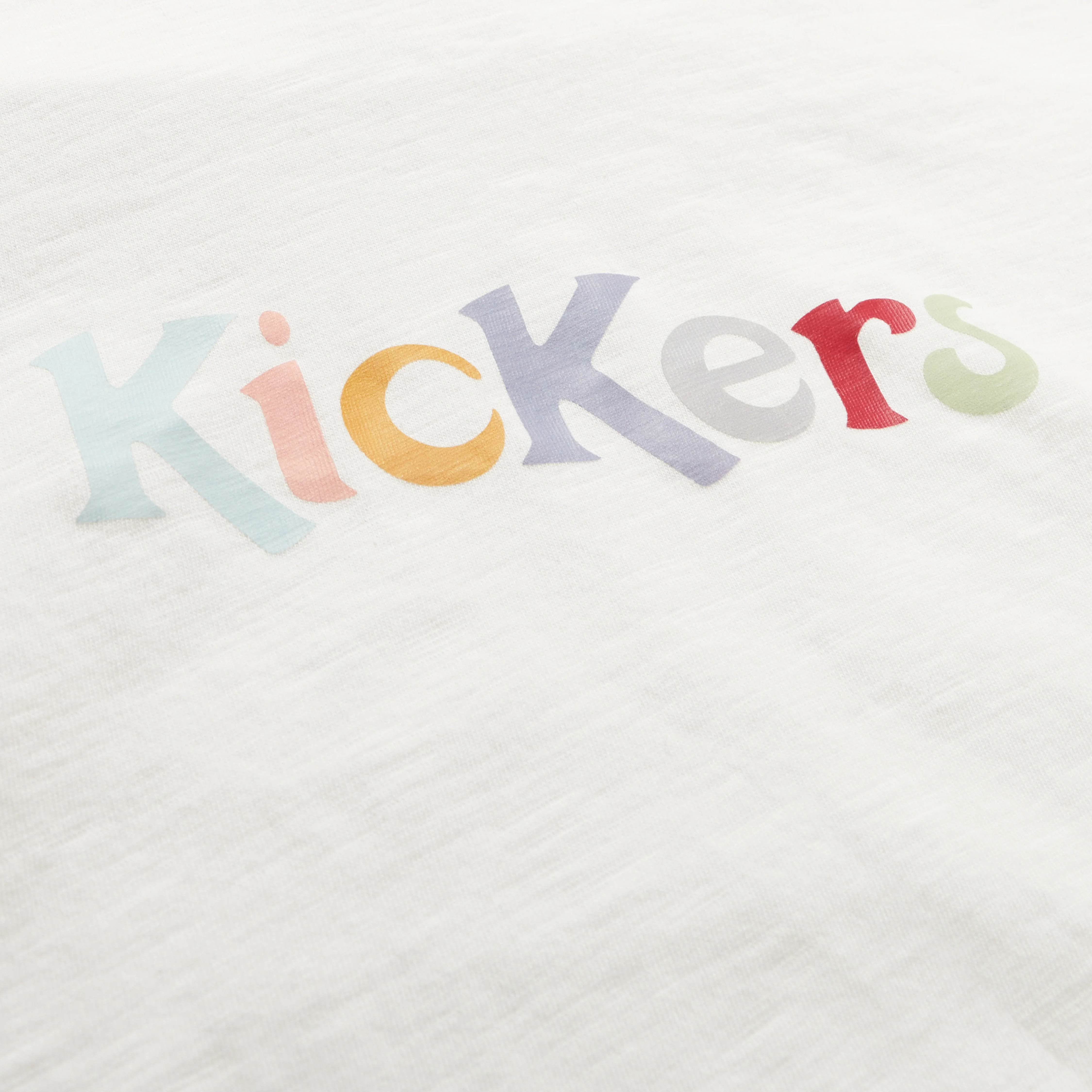 Adult Womens Kickers Classic Crew Neck Tee White - Image 5
