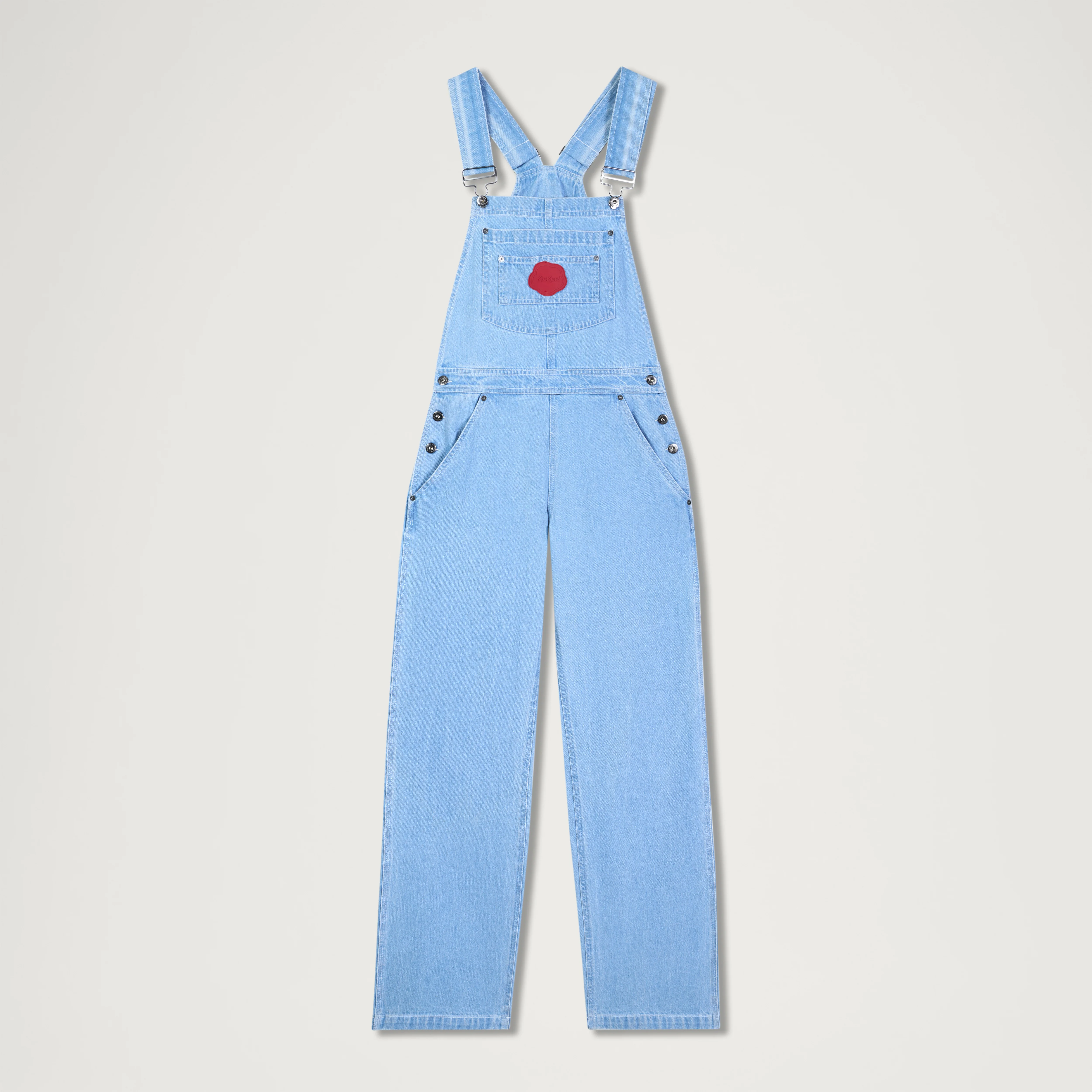 Adult Womens Kickers Classic Dungaree Blue