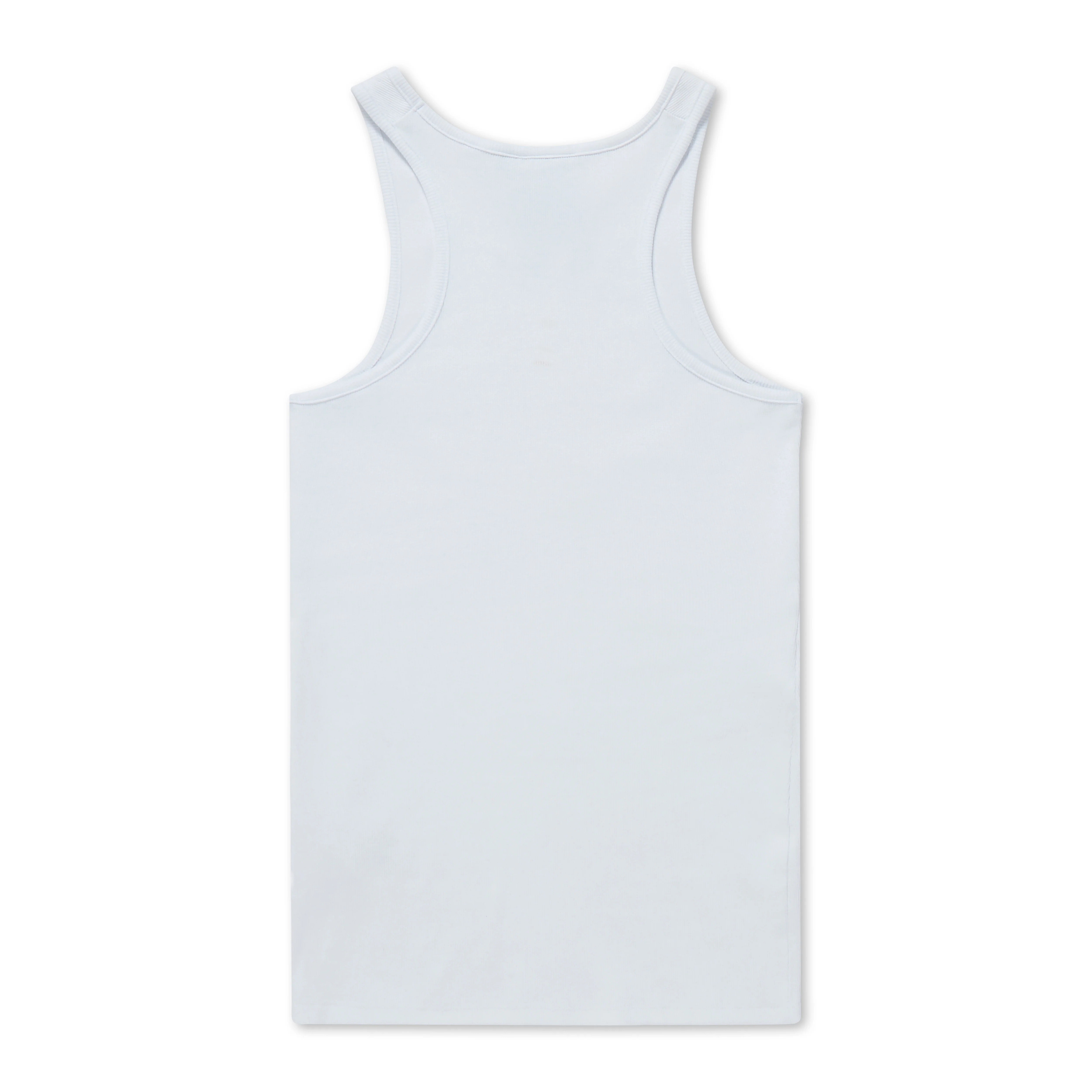 Adult Womens Kickers Classic Ribbed Vest White - Image 2
