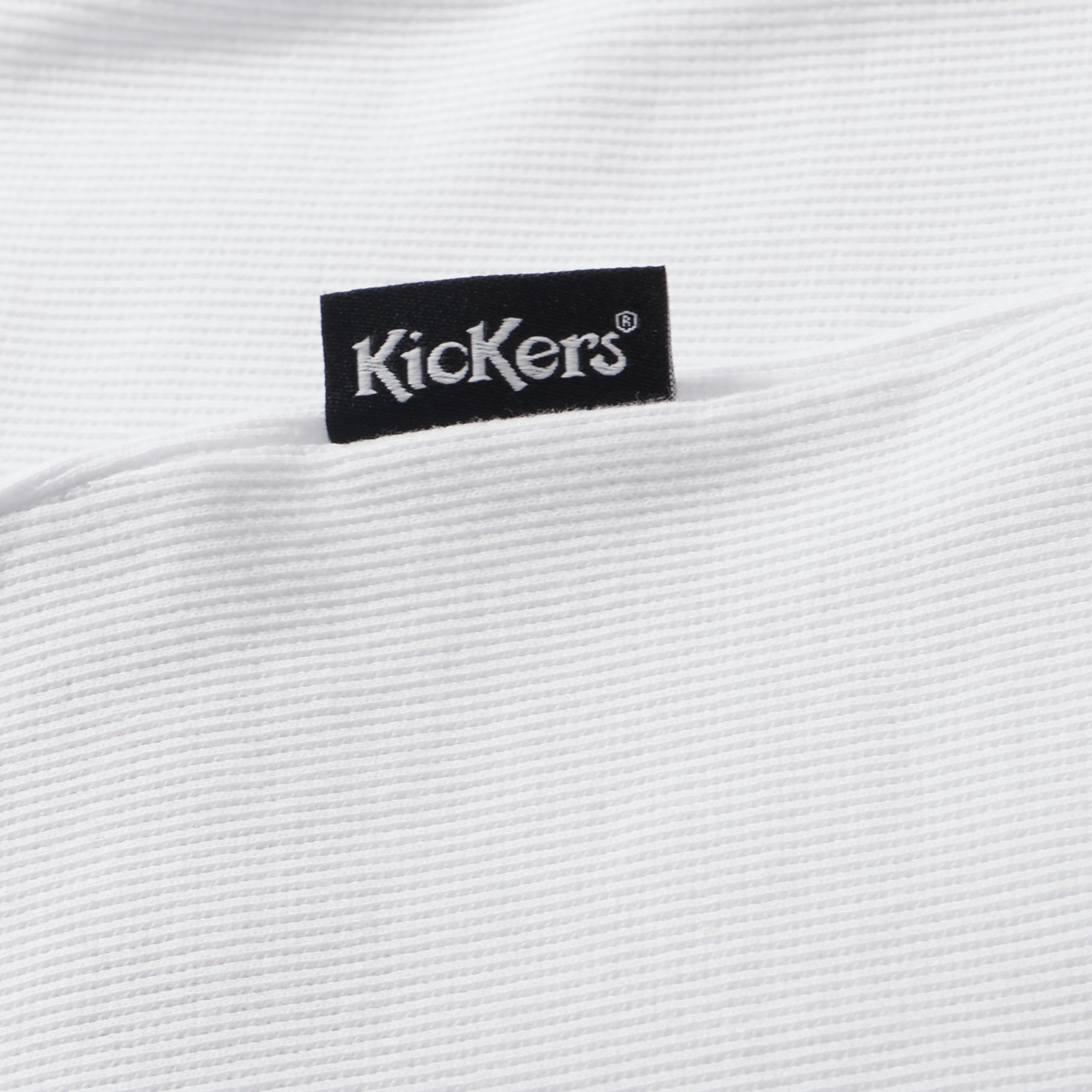 Adult Womens Kickers Classic Ribbed Vest White - Image 4