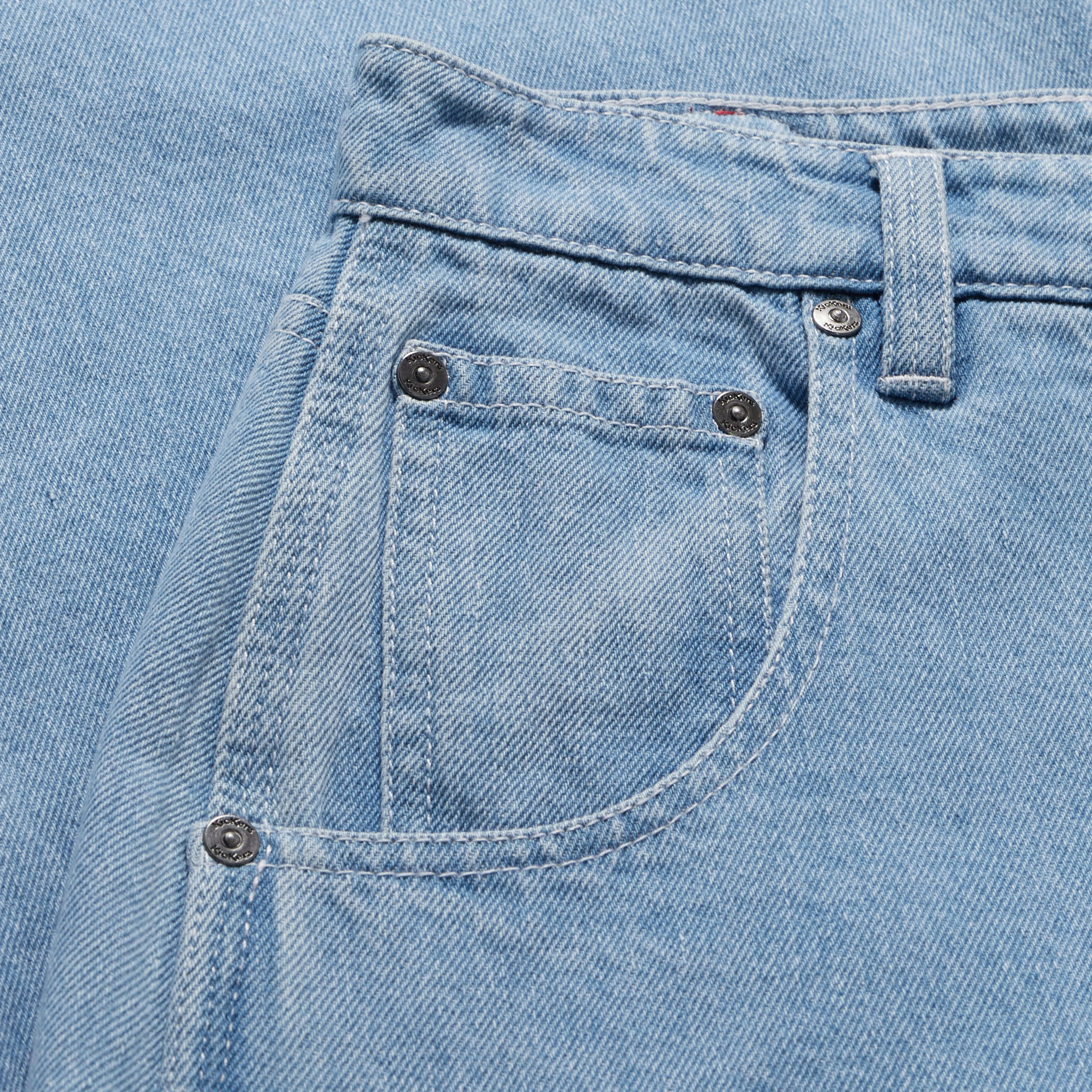 Adult Womens Kickers Classic Wide Leg Jean Blue - Image 5