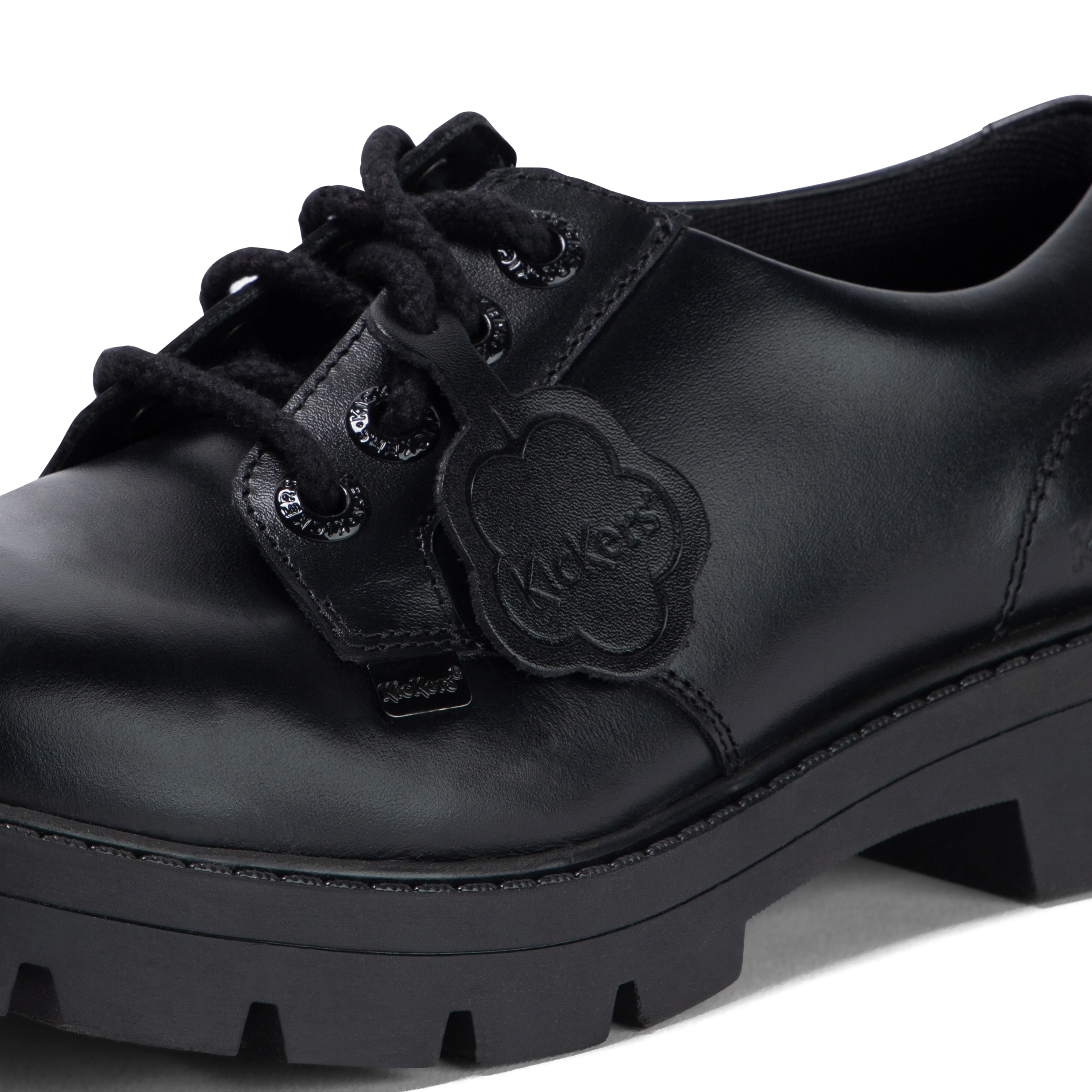 Adult Womens Kori Lace High shine Leather Black - Image 6