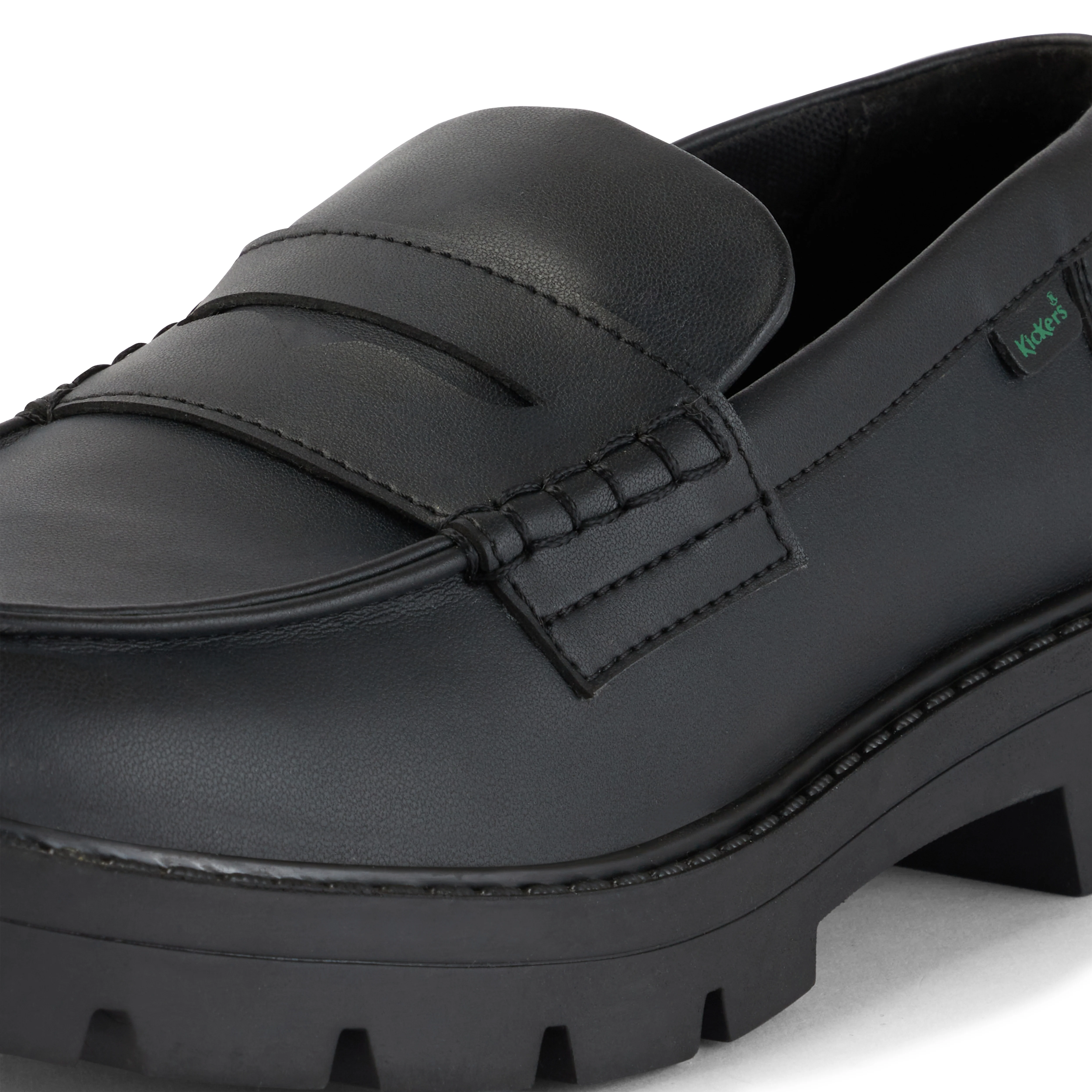 Adult Womens Kori Loafer Leather Alternative Black - Image 6