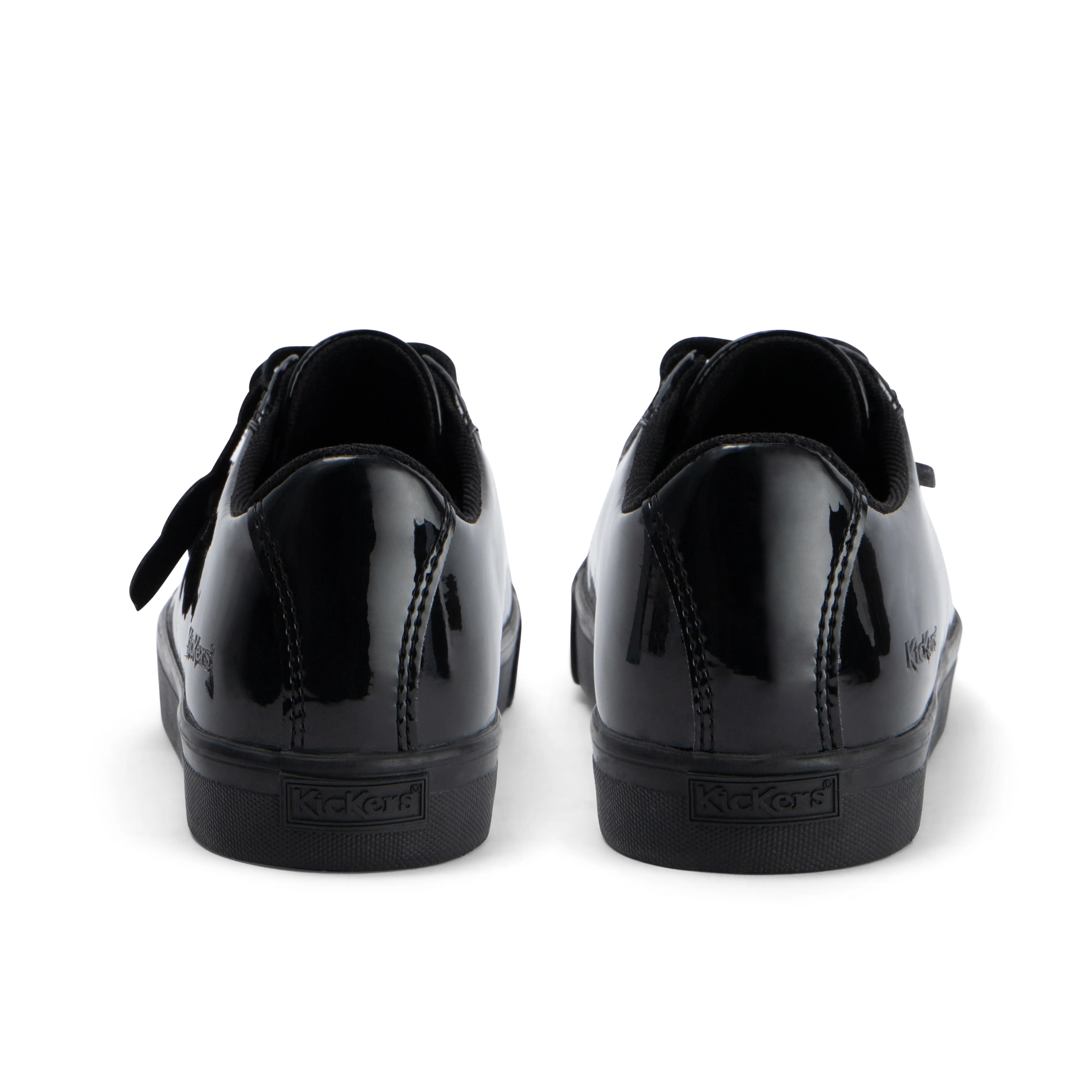 Adult Womens Tovni Lacer Leather Alternative Patent Leather Black - Image 5
