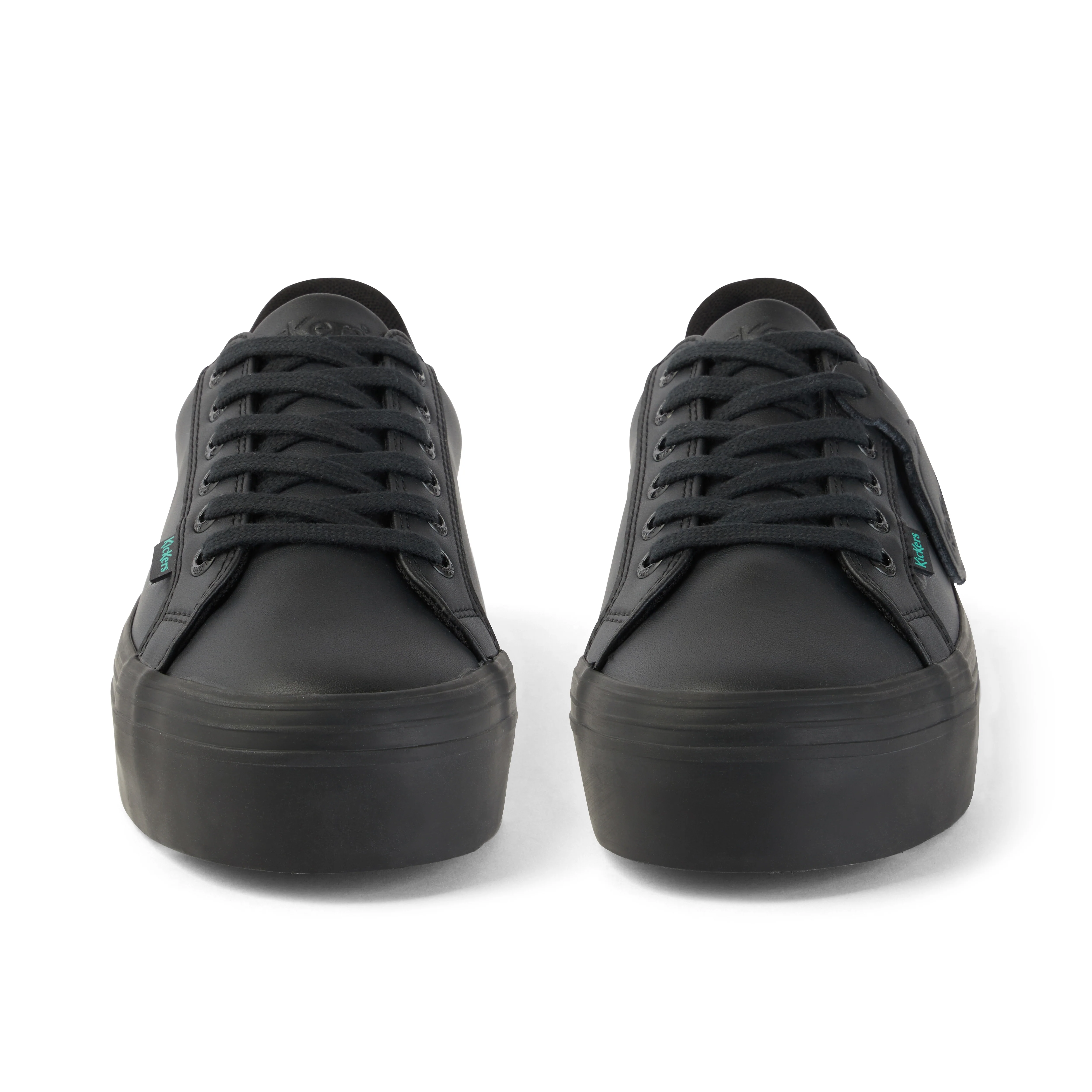 Adult Womens Tovni Stack Leather Alternative Black - Image 2